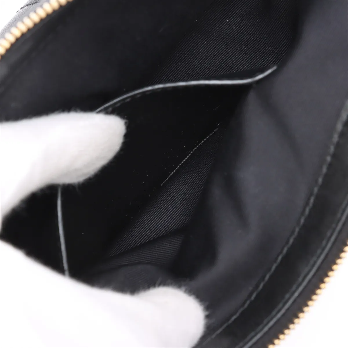 Icare Leather Tote Bag, Black, 698651 — view 10