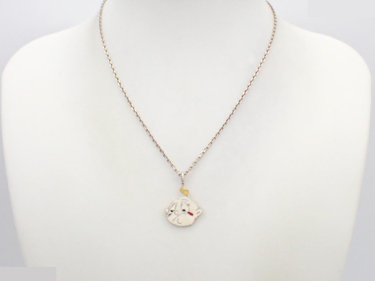 SV925 precious metal necklace/pendant, 5.8g, chain approximately 36cm — view 3