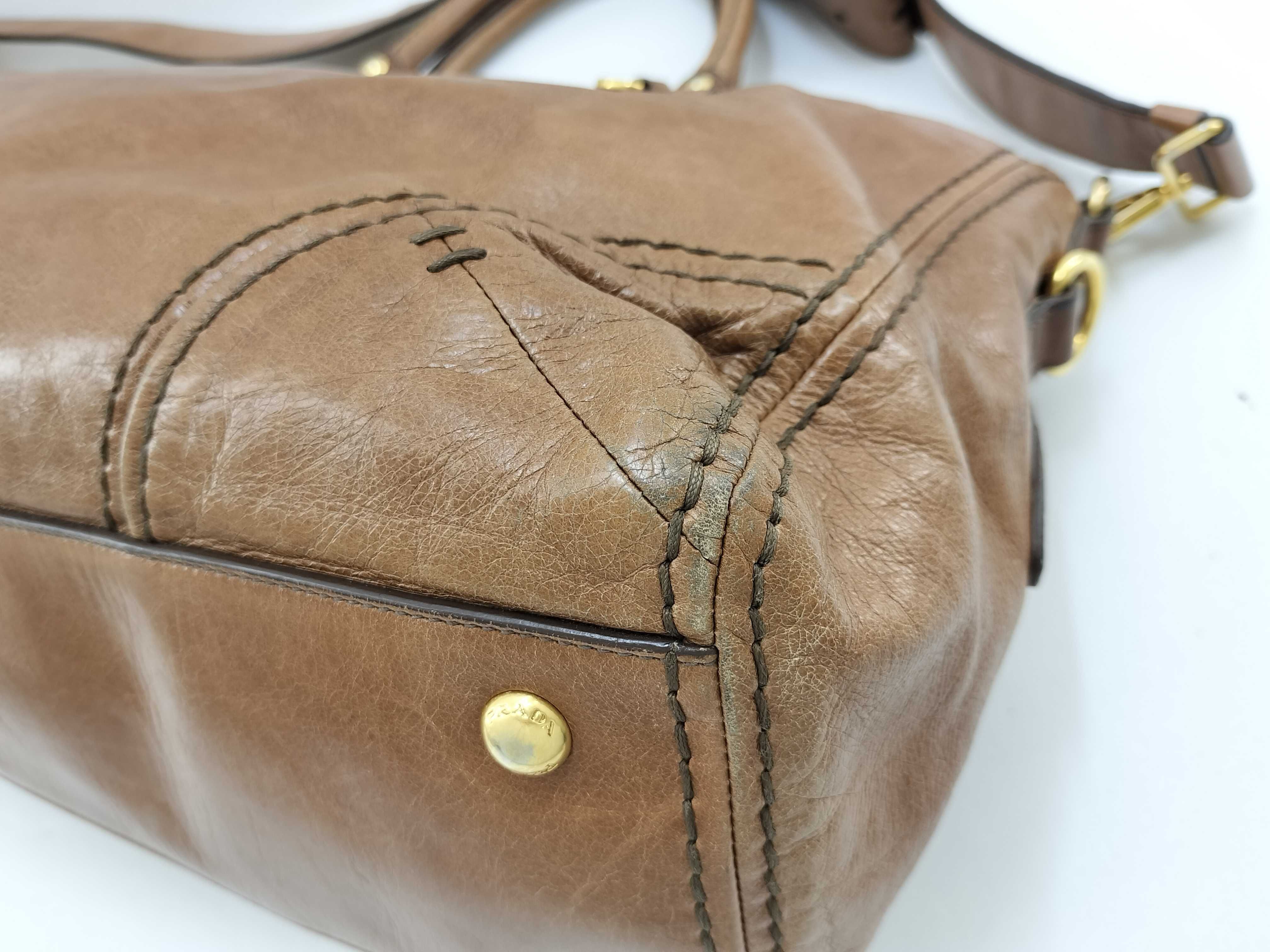 Vitello Shine Vintage 2-Way Tote Bag — view 9