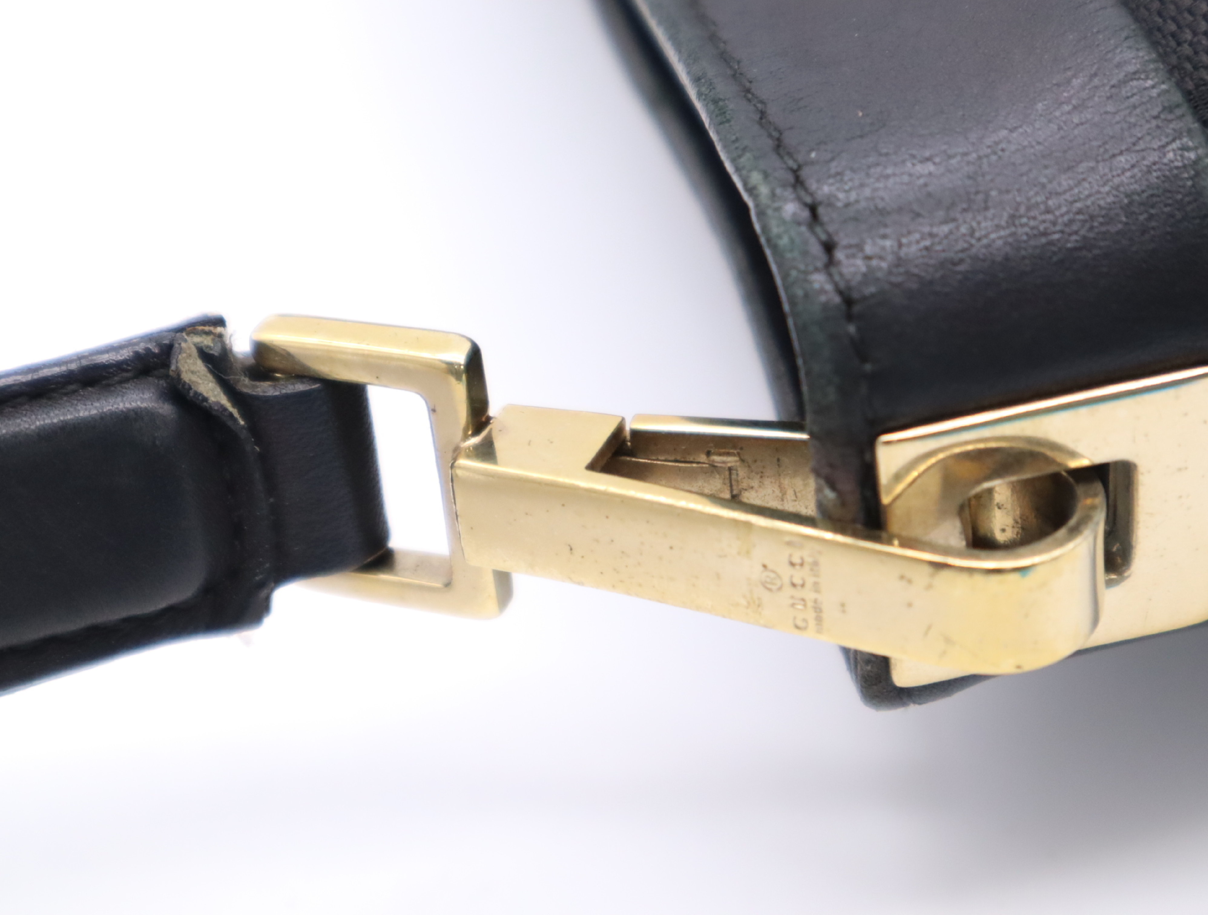 33900GG Canvas Shoulder Bag, Black Handbag — view 9