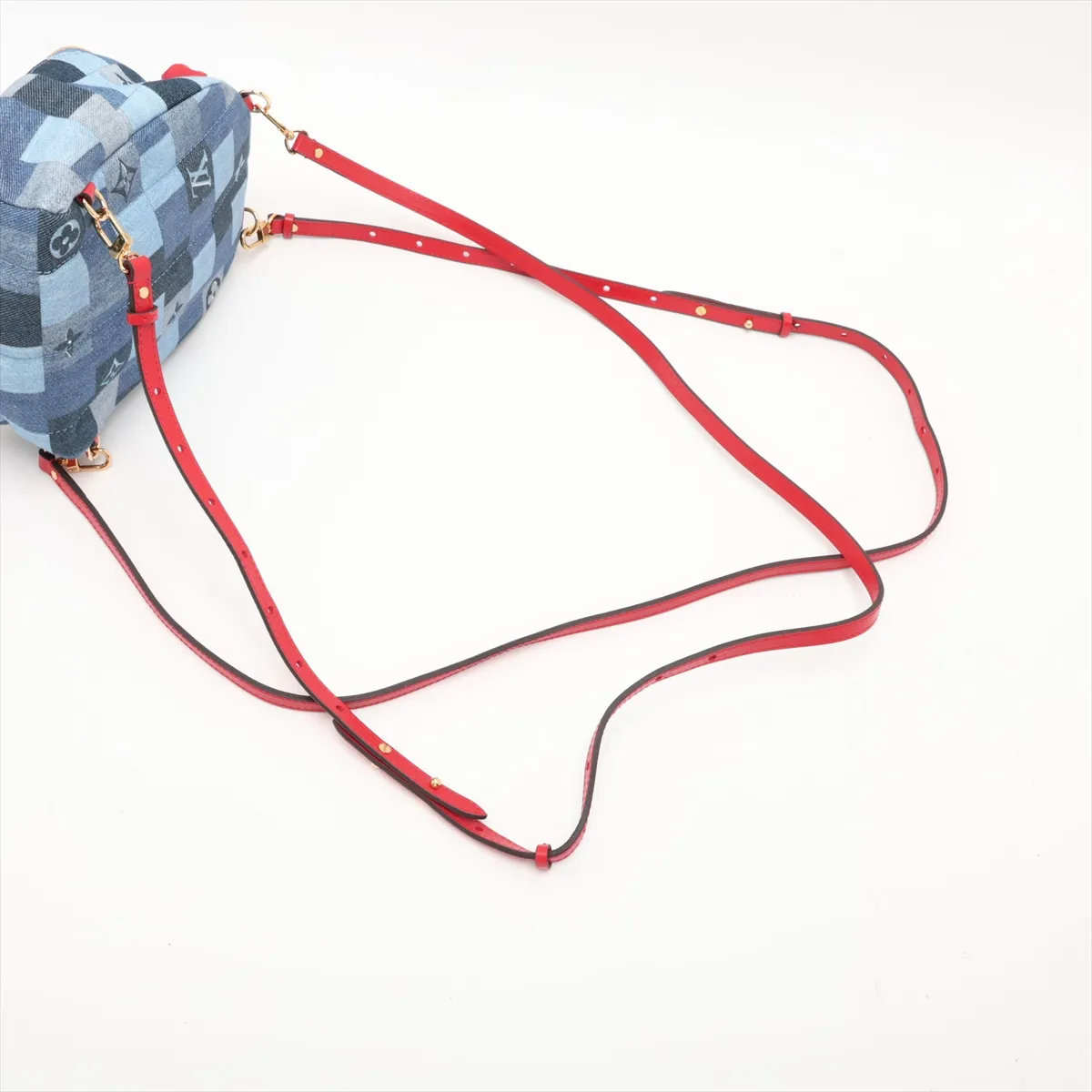 Monogram Denim Palm Springs Mini M45043 CA0220 Blue (RFID detected) — view 6