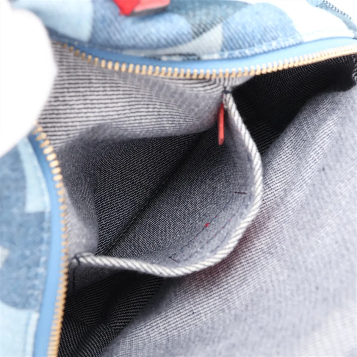 Monogram Denim Palm Springs Mini M45043 CA0220 Blue (RFID detected) — view 8