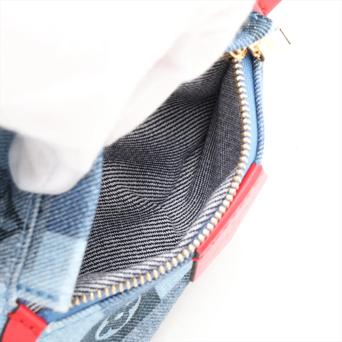 Monogram Denim Palm Springs Mini M45043 CA0220 Blue (RFID detected) — view 9