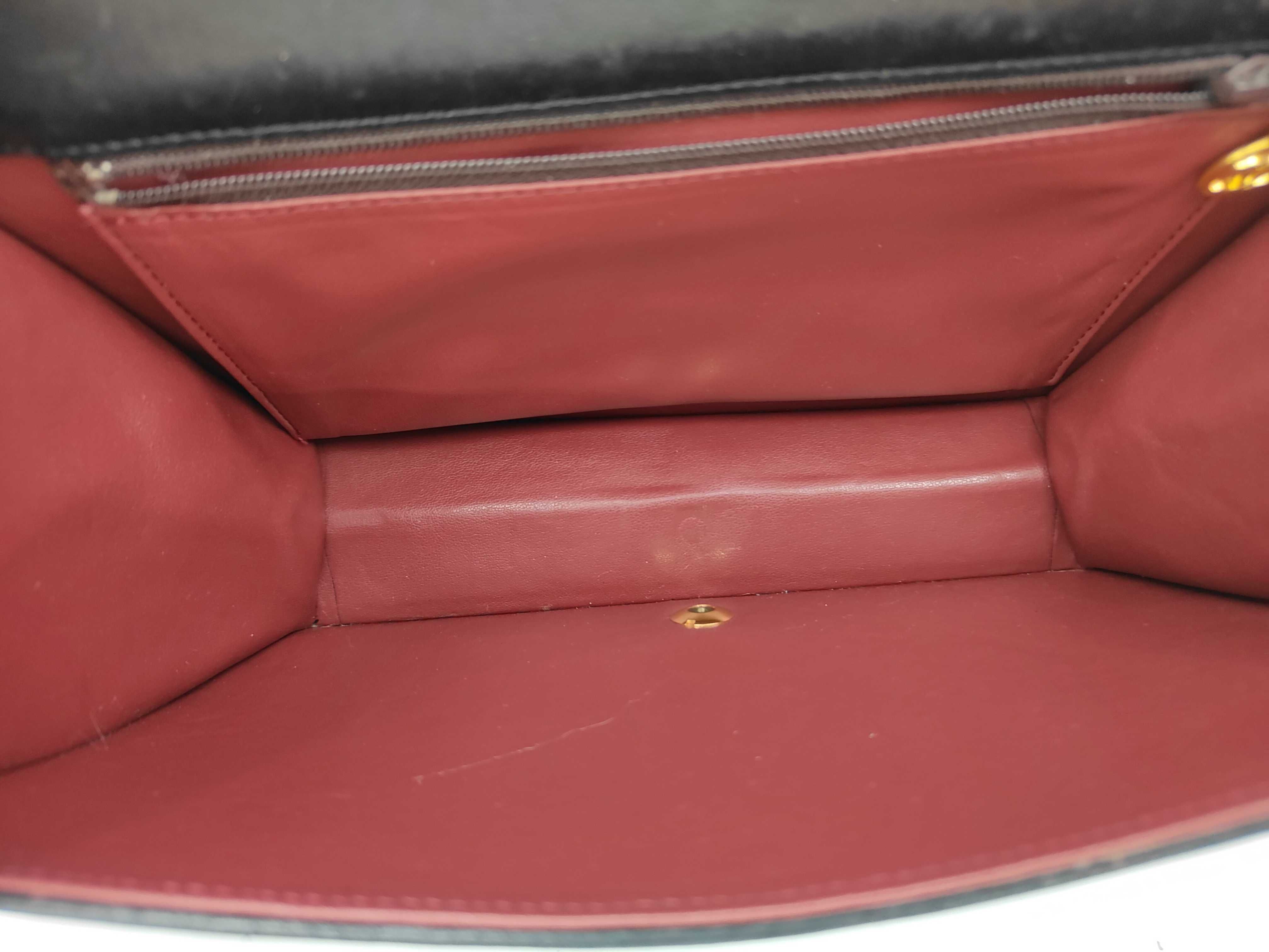 Matelassé Push Black Shoulder Bag — view 9