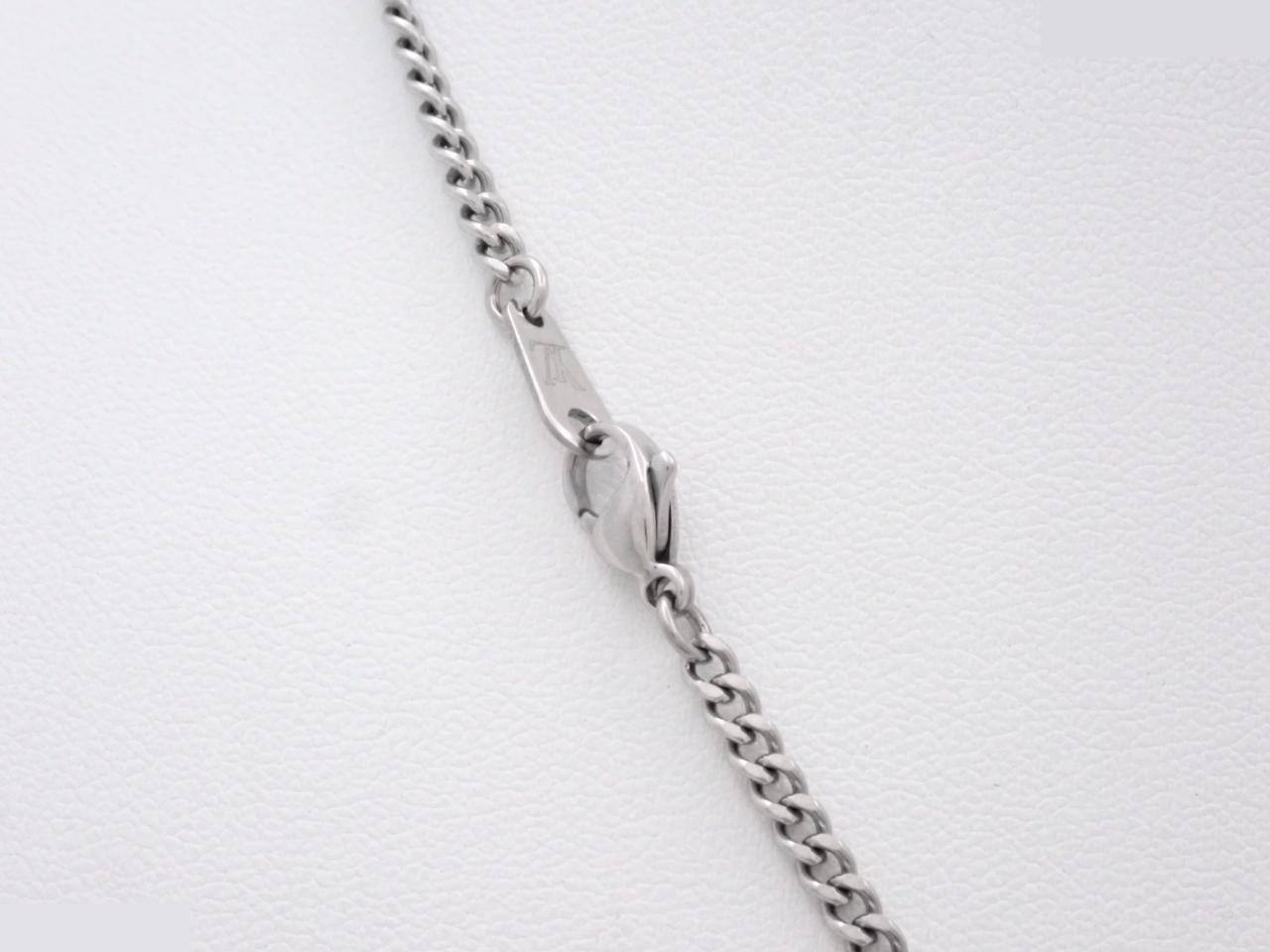 Monogram Row pendant ring; chain approximately 54cm. — view 2