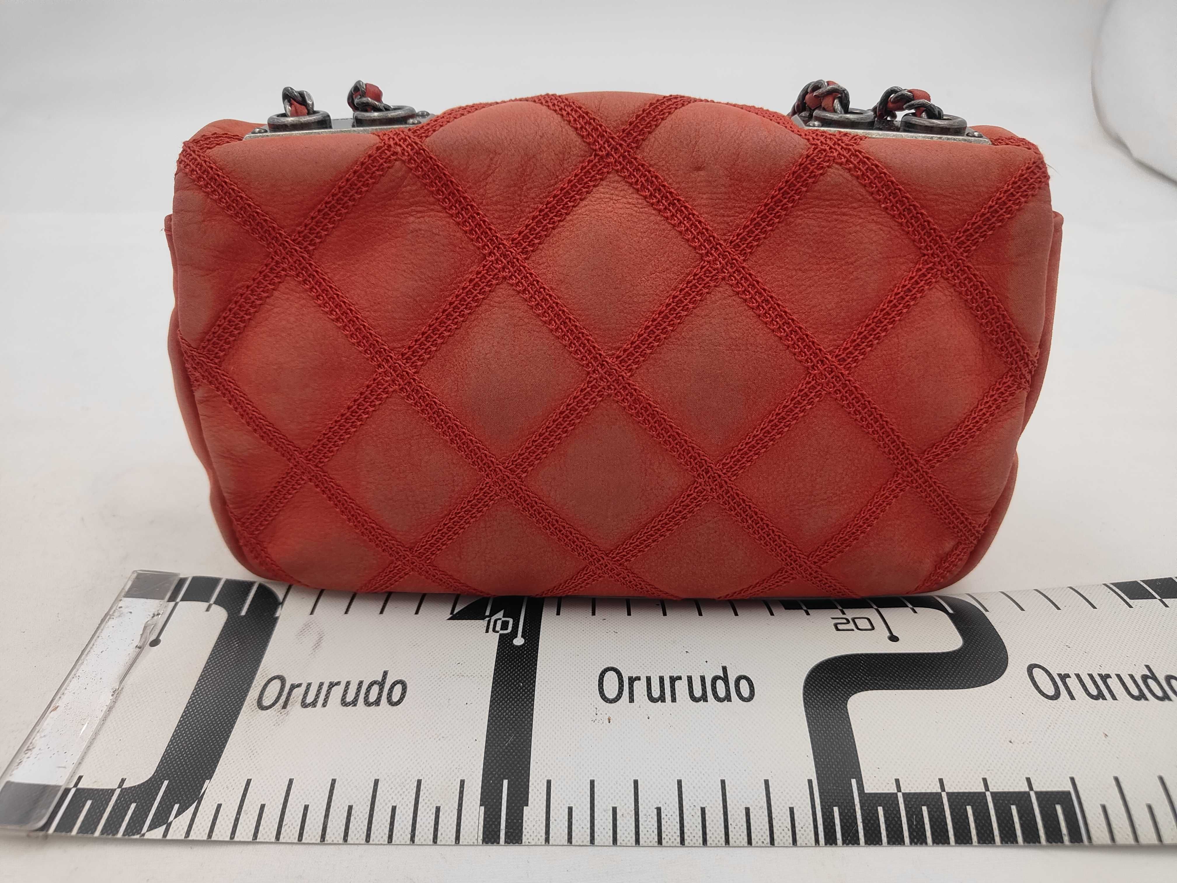 Ultra Stitch Red Shoulder Bag (Serial Number 17) — view 2