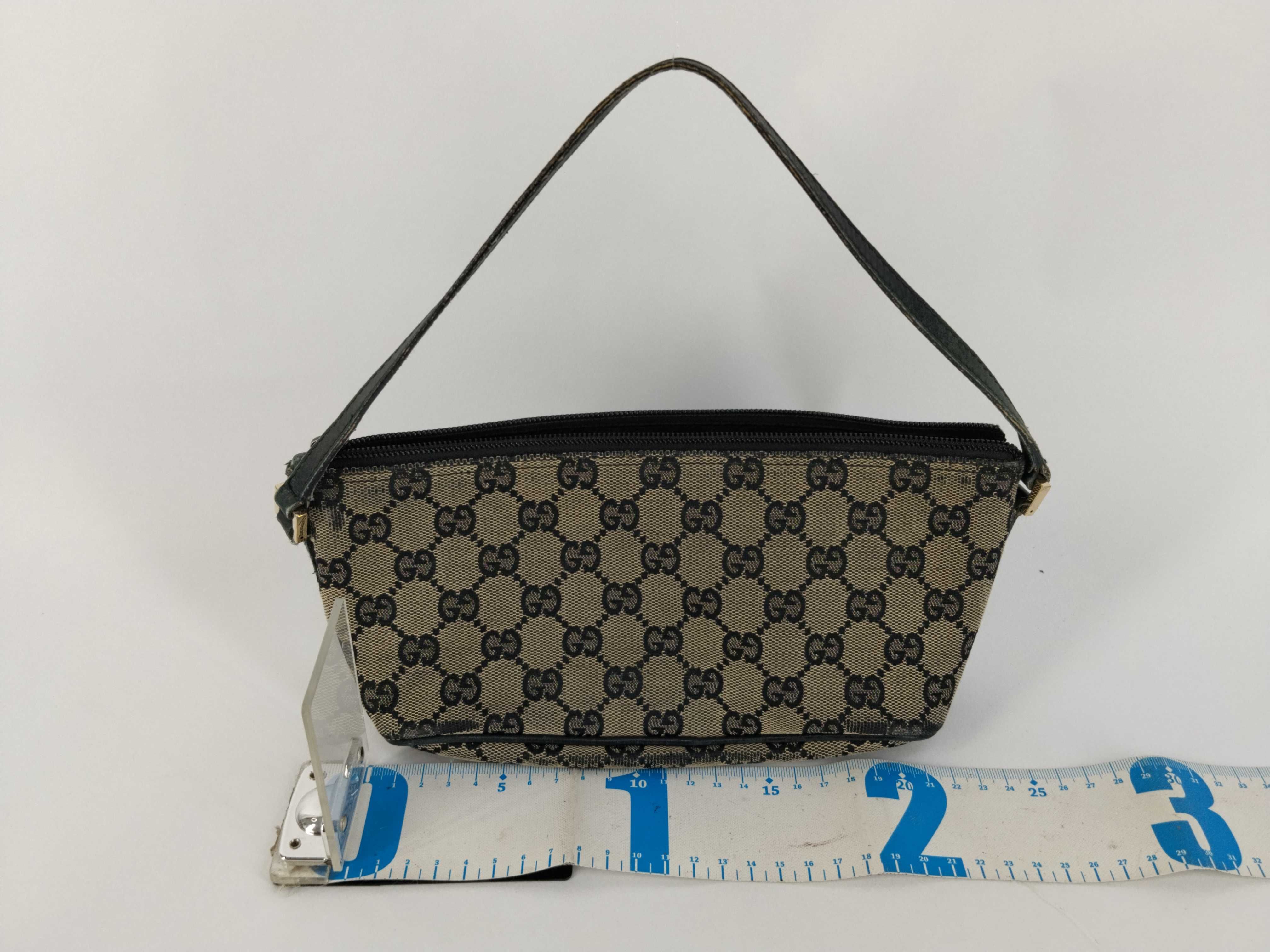 GG Canvas Handbag, Black — view 2