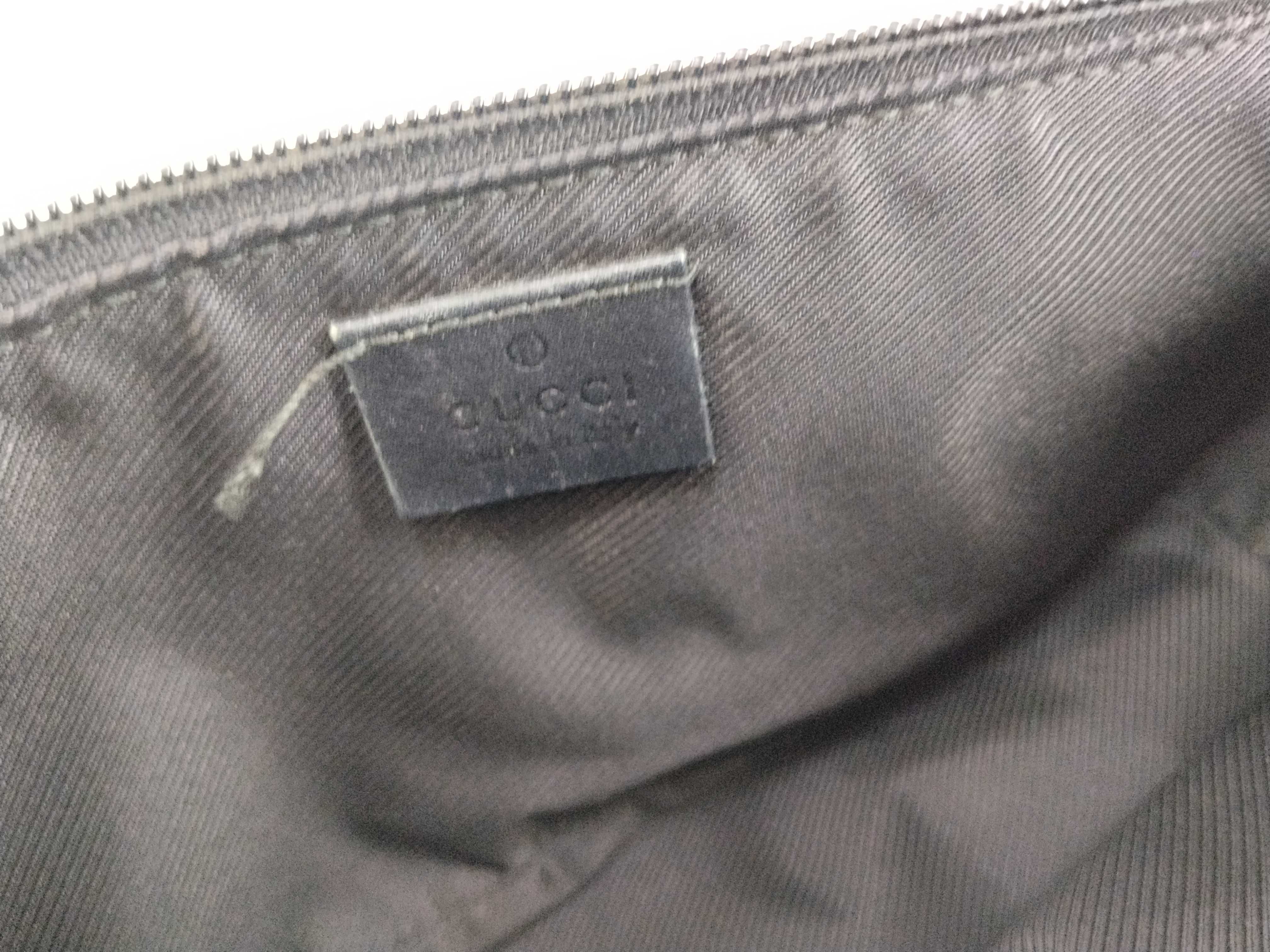 GG Canvas Handbag, Black — view 11
