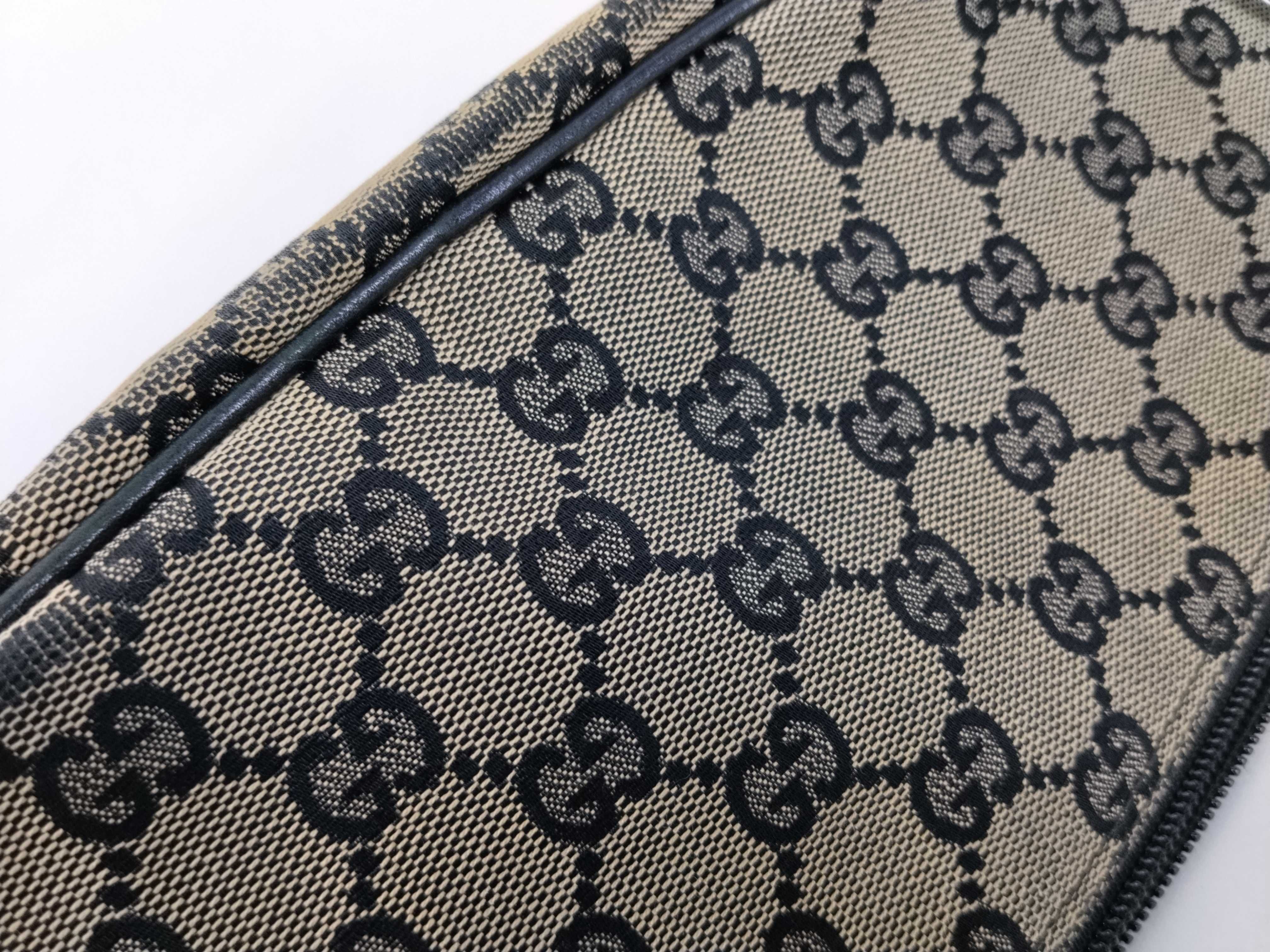 GG Canvas Handbag, Black — view 12