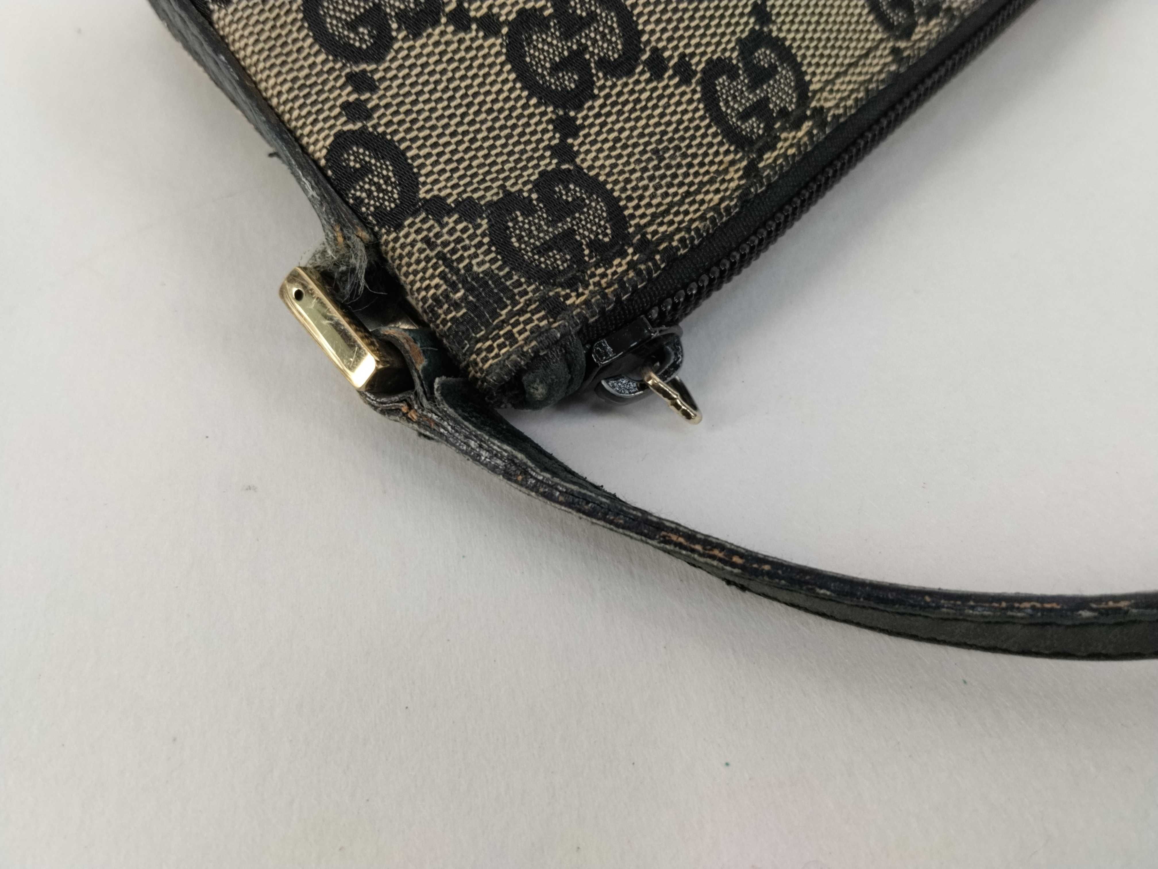 GG Canvas Handbag, Black — view 5