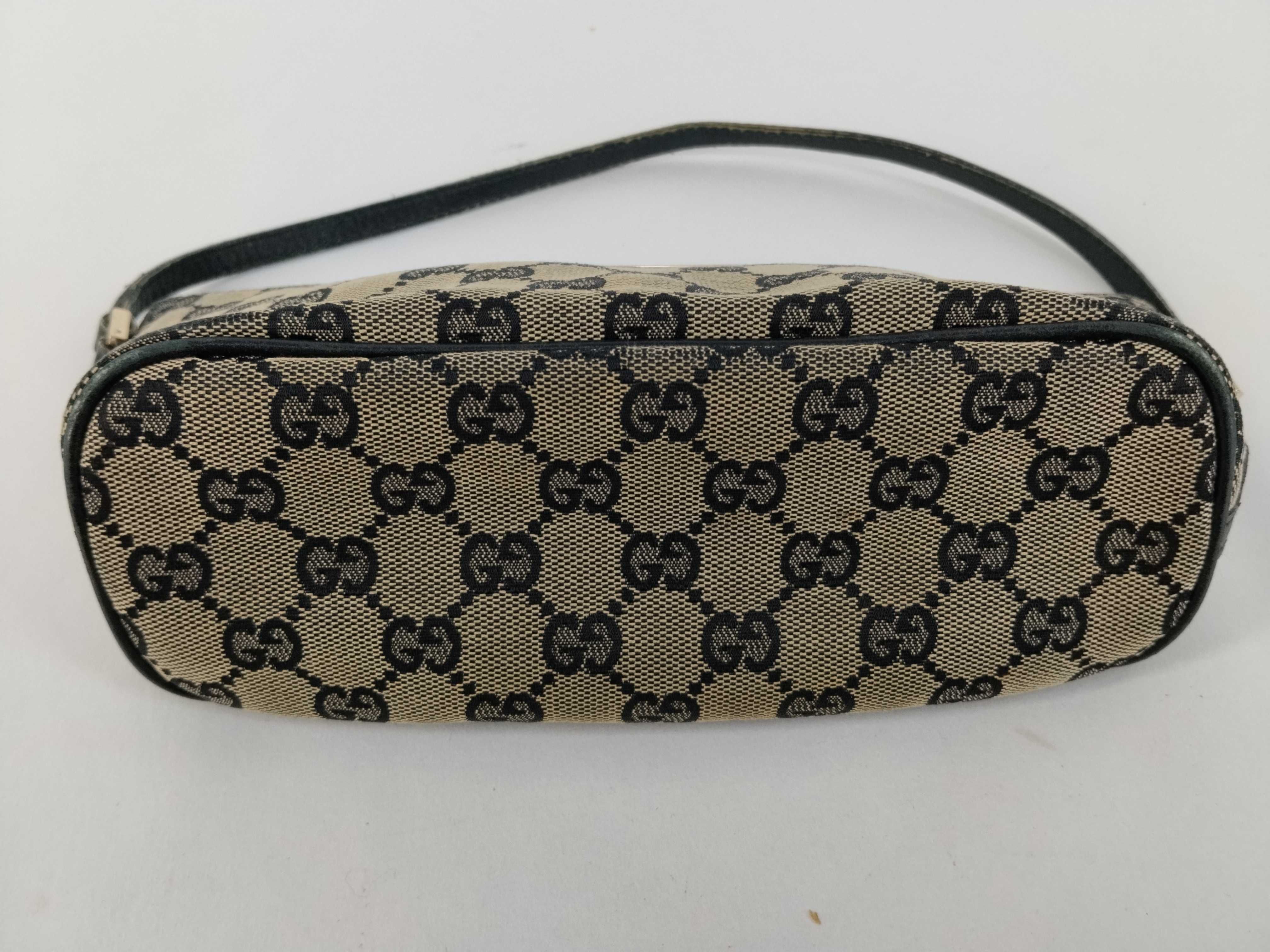 GG Canvas Handbag, Black — view 7