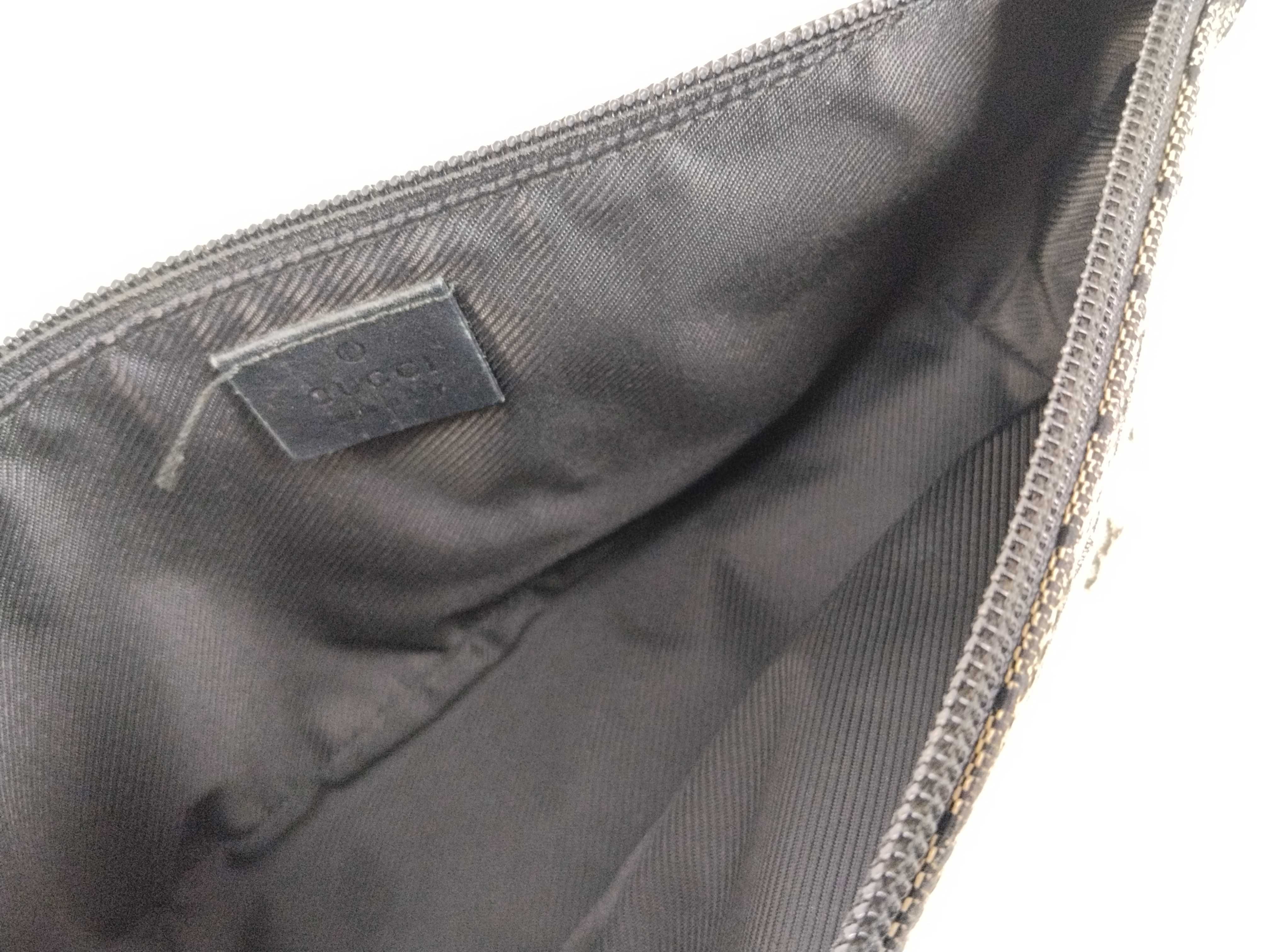 GG Canvas Handbag, Black — view 9