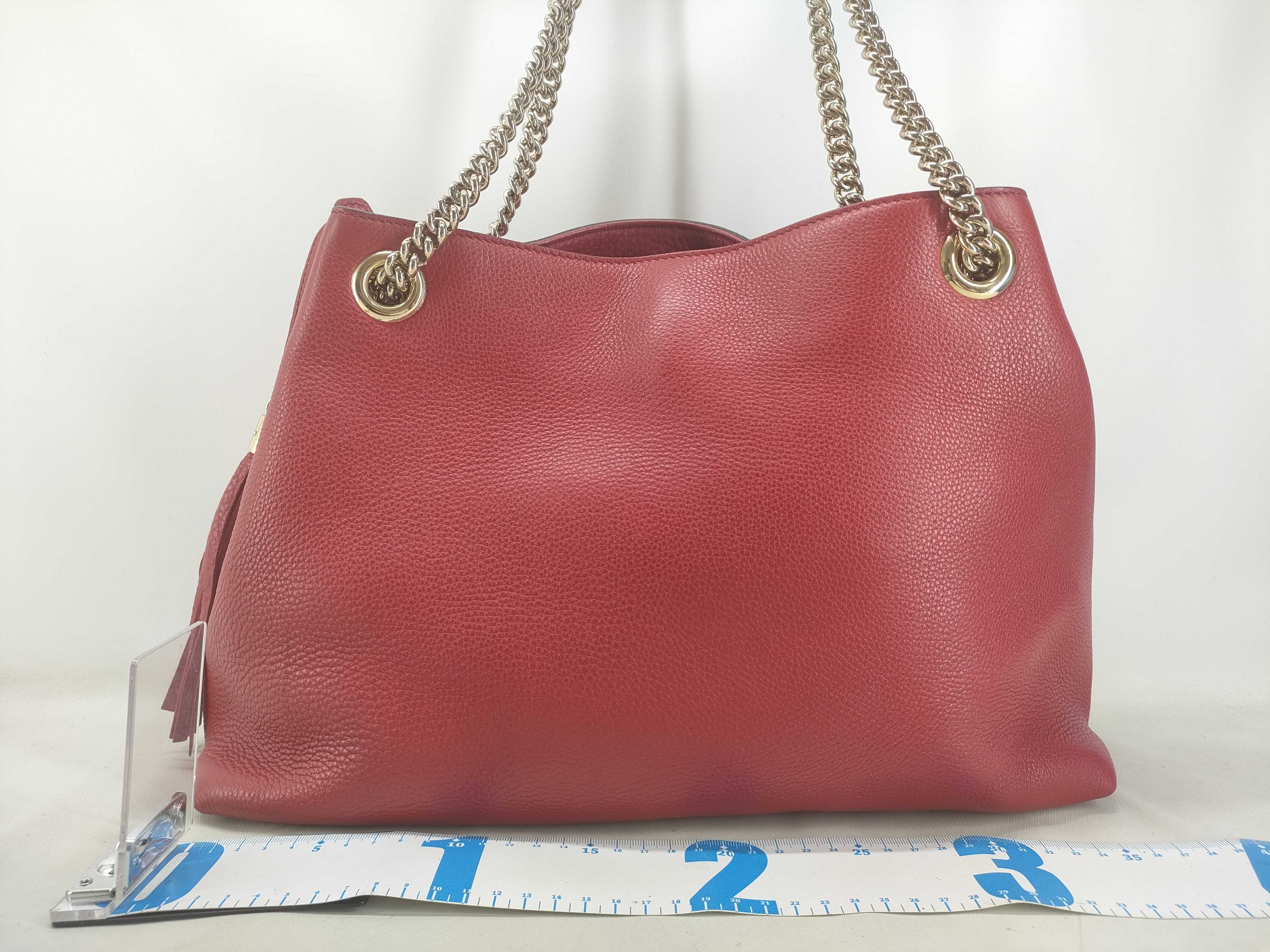 ID- Soho Leather Chain Tote Bag 308982 Handbag — view 2