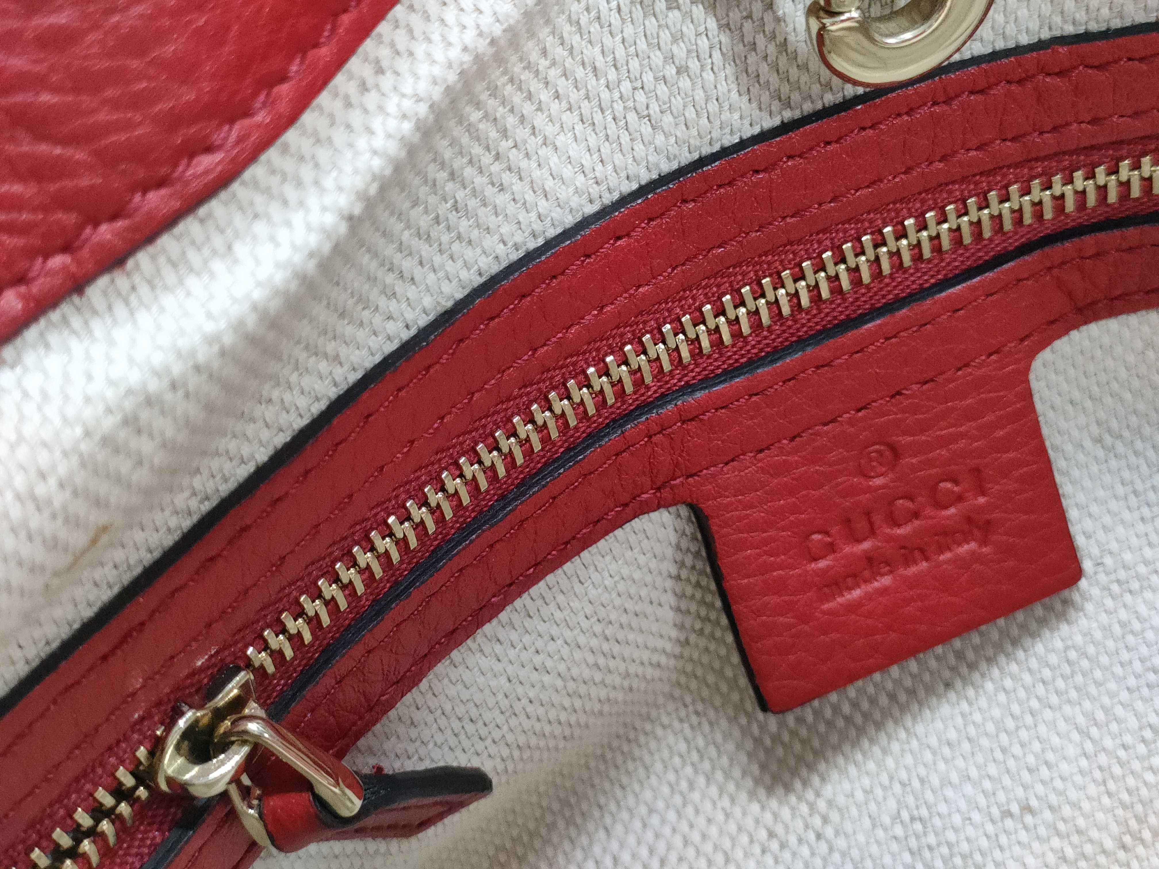 ID- Soho Leather Chain Tote Bag 308982 Handbag — view 12
