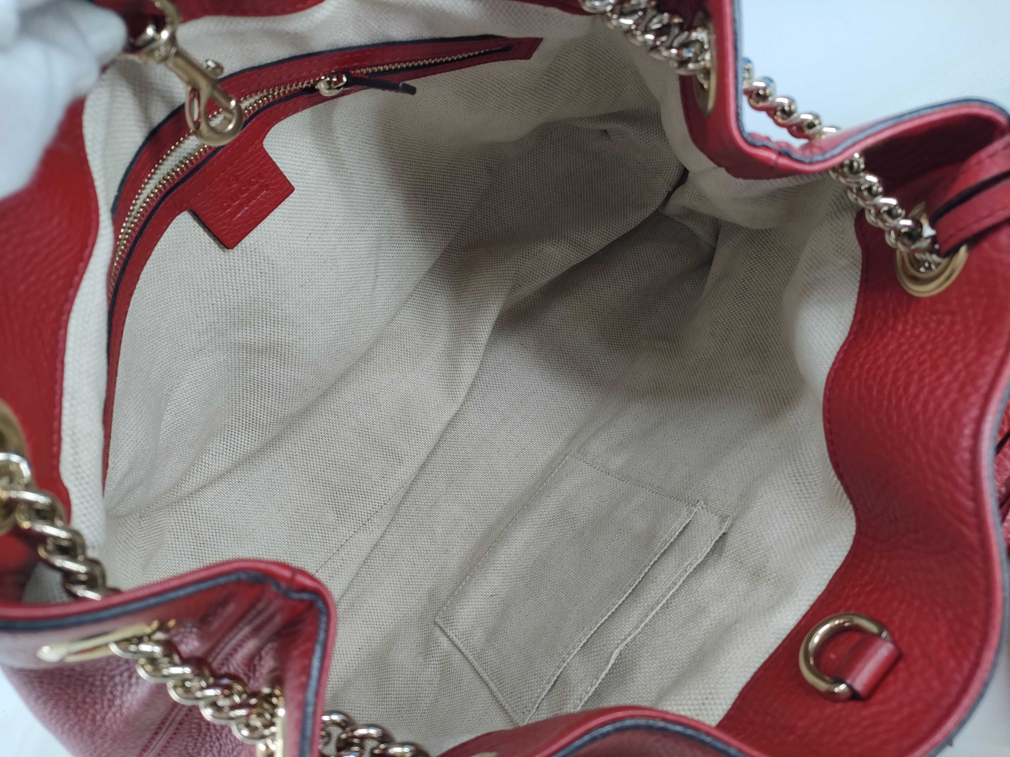 ID- Soho Leather Chain Tote Bag 308982 Handbag — view 8