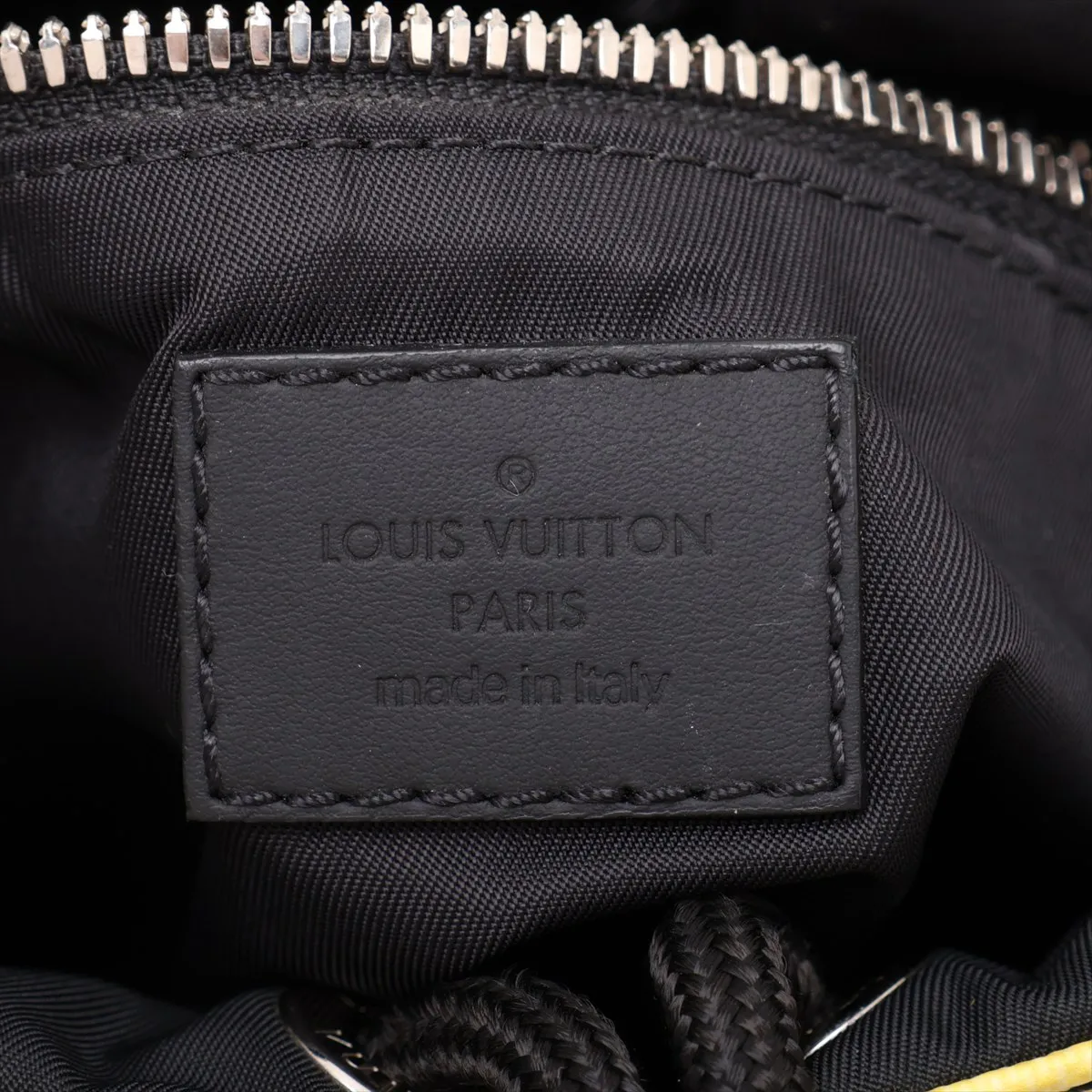 Damier Stripe Sac Marin Messenger Bag M59920 Green x Yellow (RFID detected) — view 8