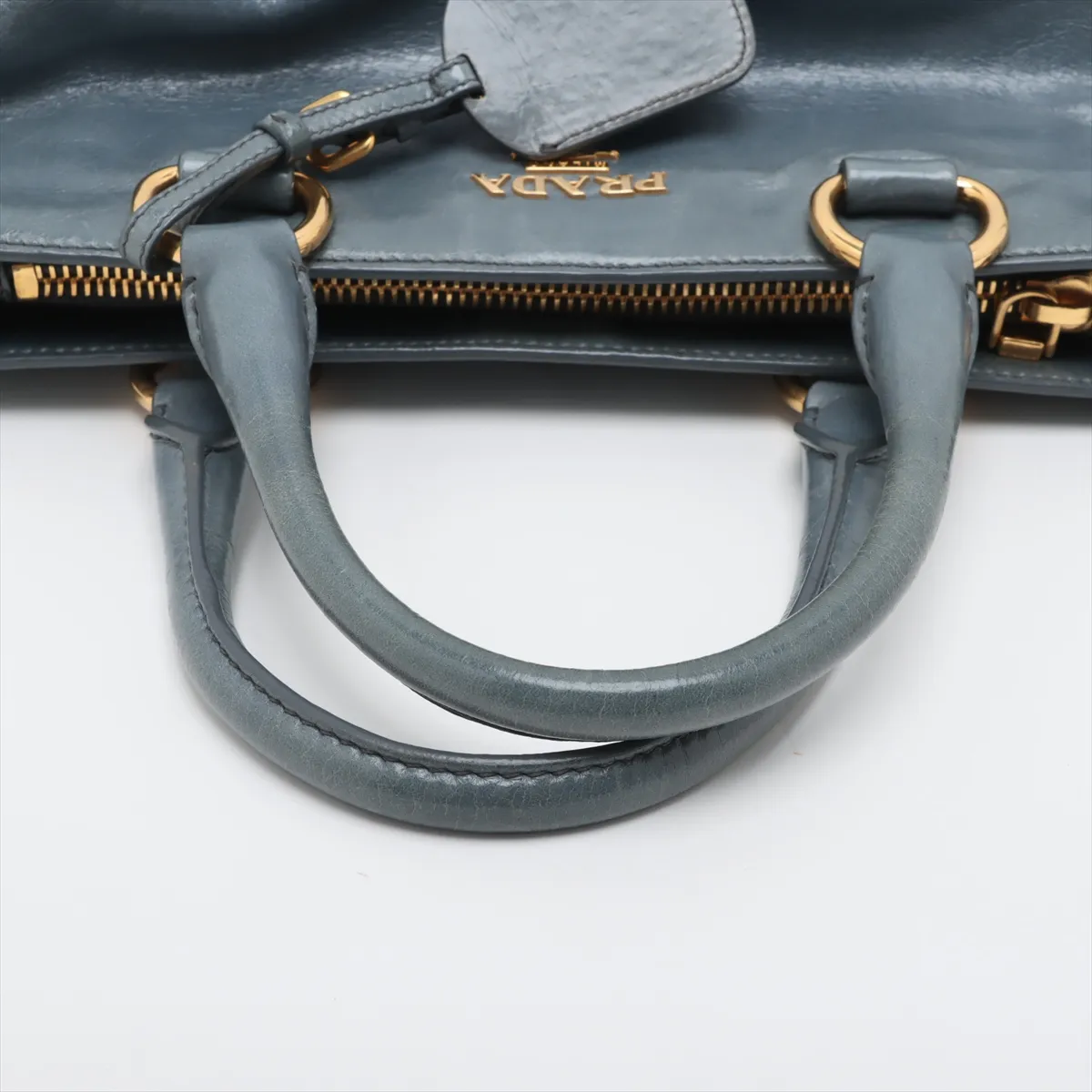 Vitello Shine Leather 2WAY Handbag Green — view 5