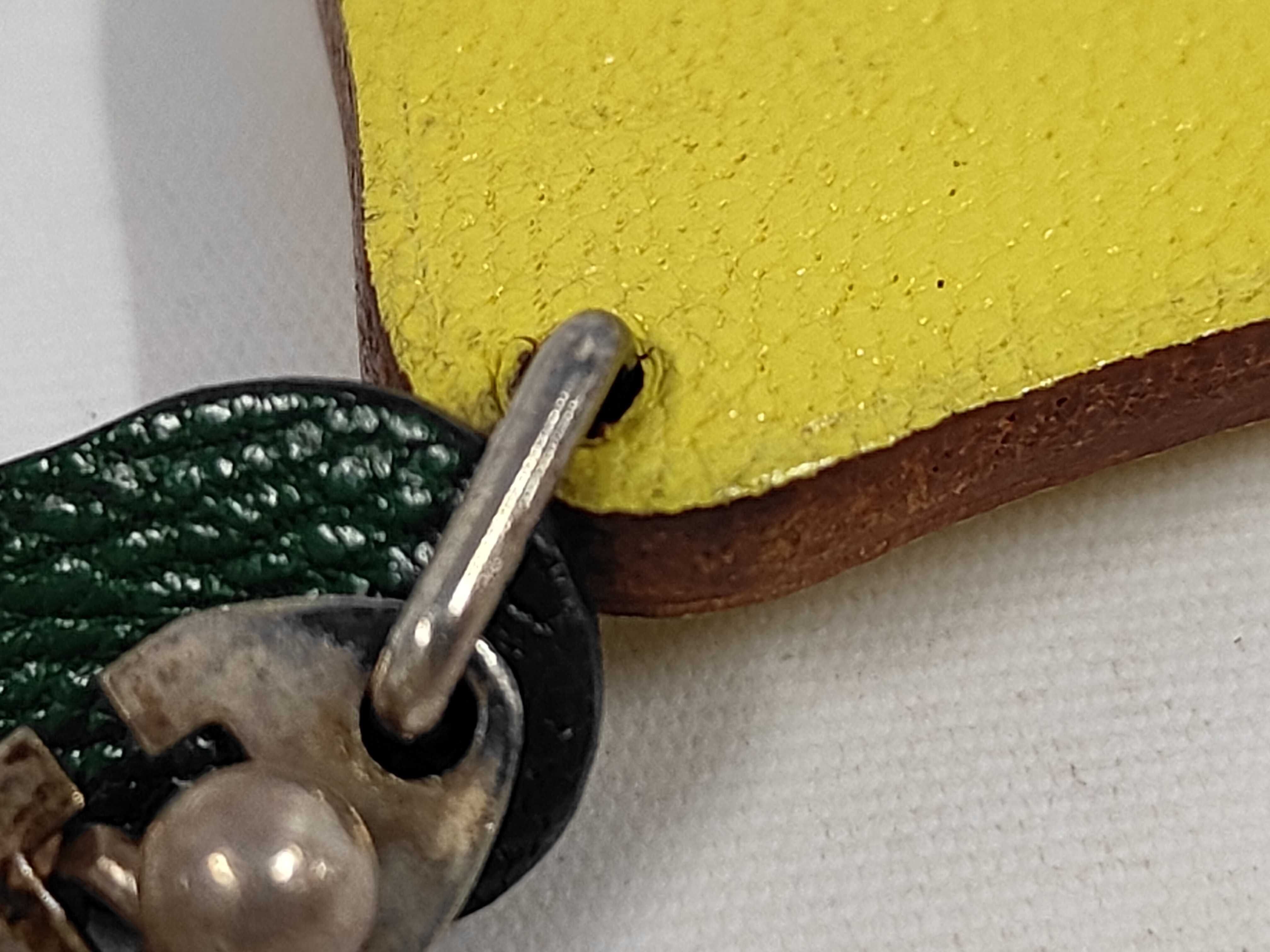 Lemon Motif Charm Keychain Key Case — view 9