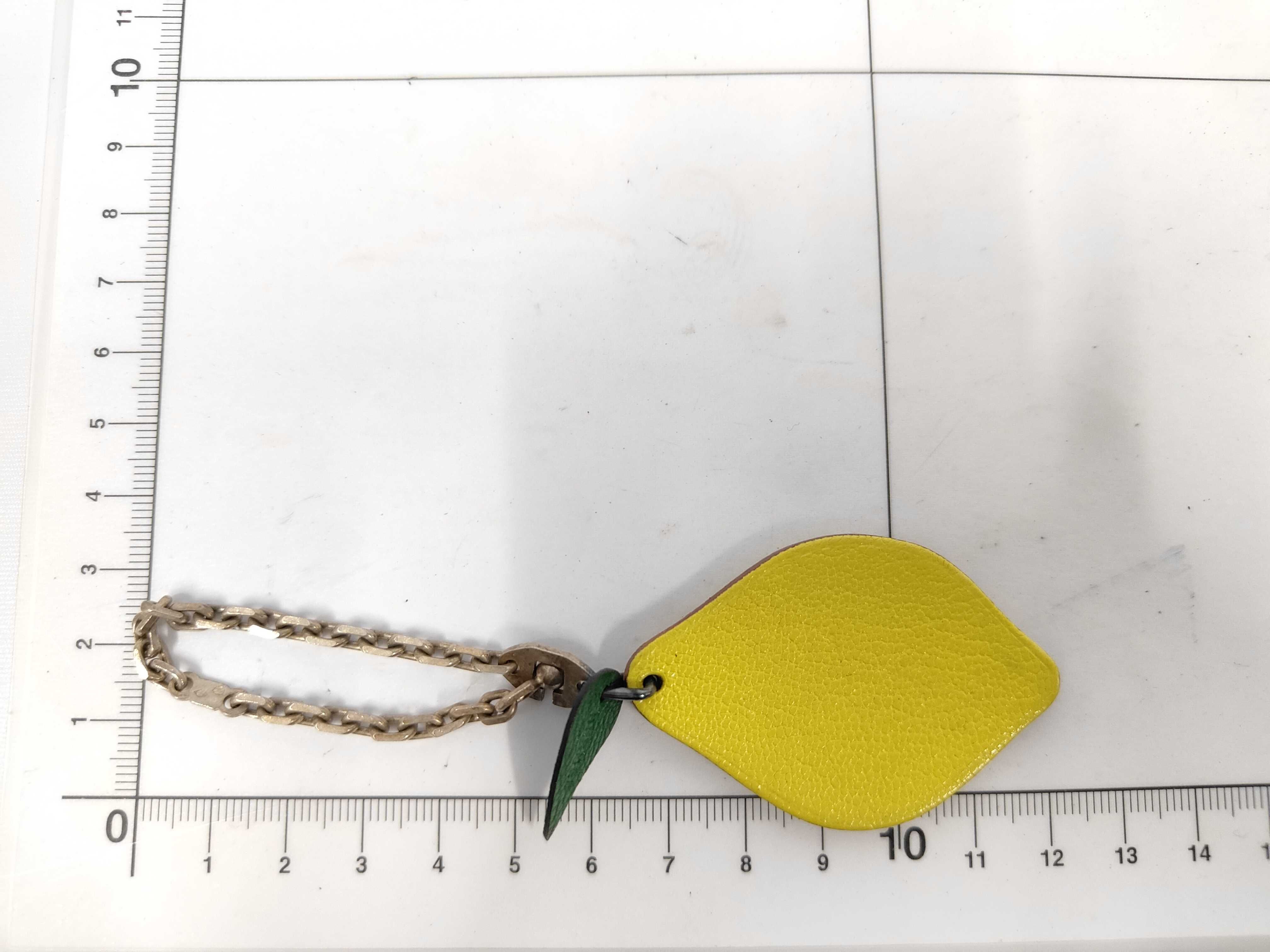 Lemon Motif Charm Keychain Key Case — view 10