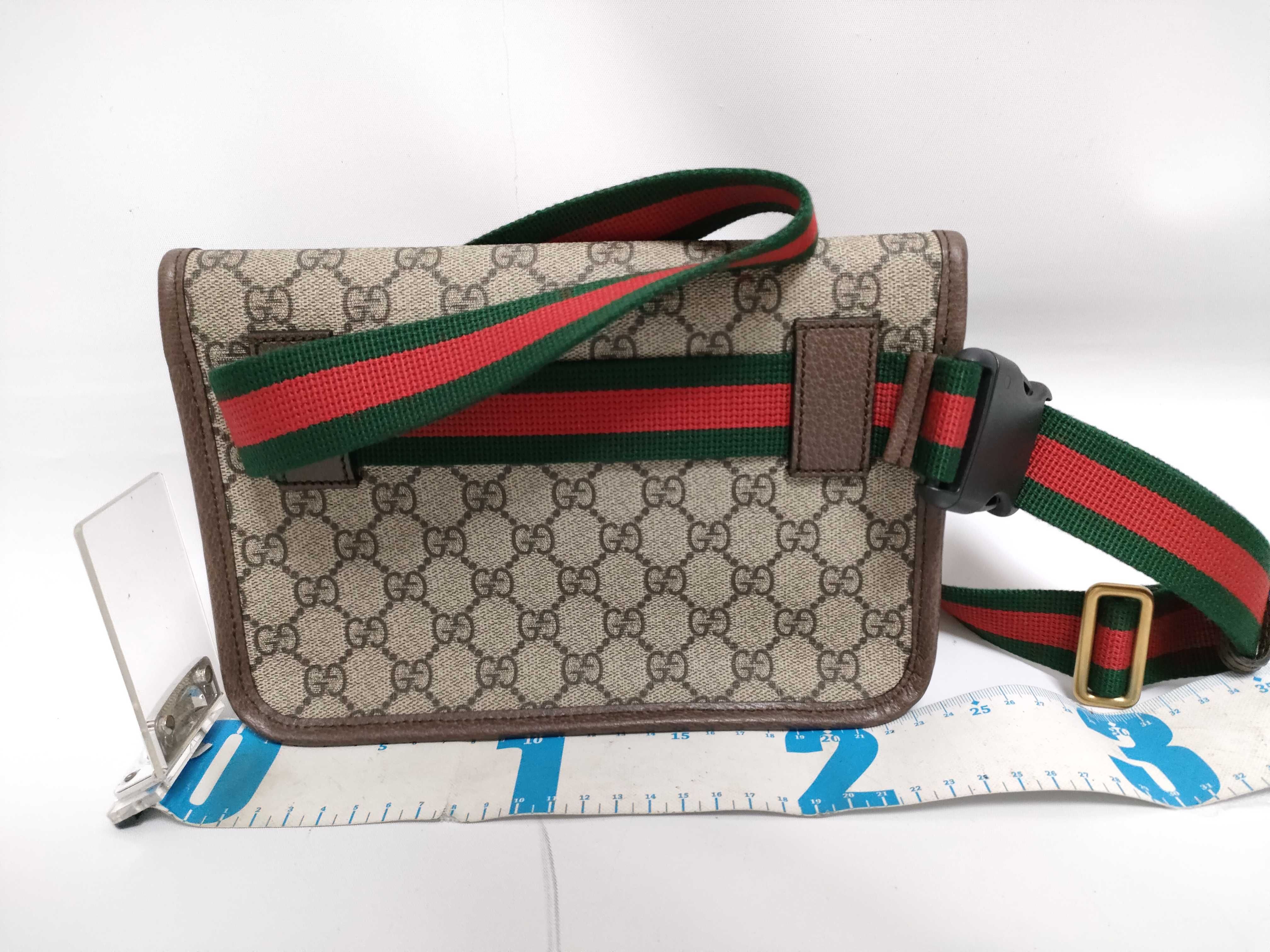 GG Supreme ID- Canvas Supreme Tiger 25cm Shoulder Bag GHW — view 2