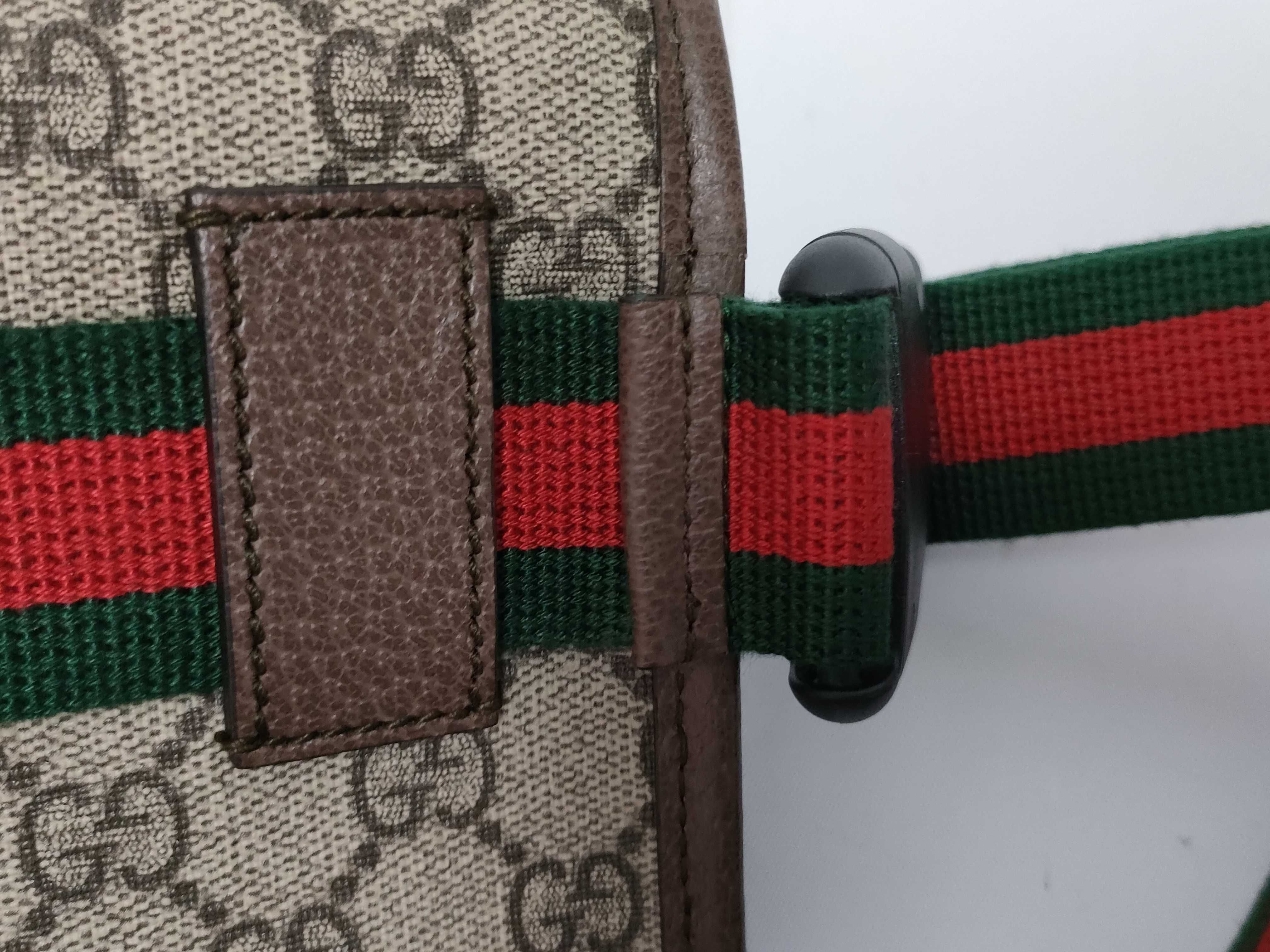 GG Supreme ID- Canvas Supreme Tiger 25cm Shoulder Bag GHW — view 6