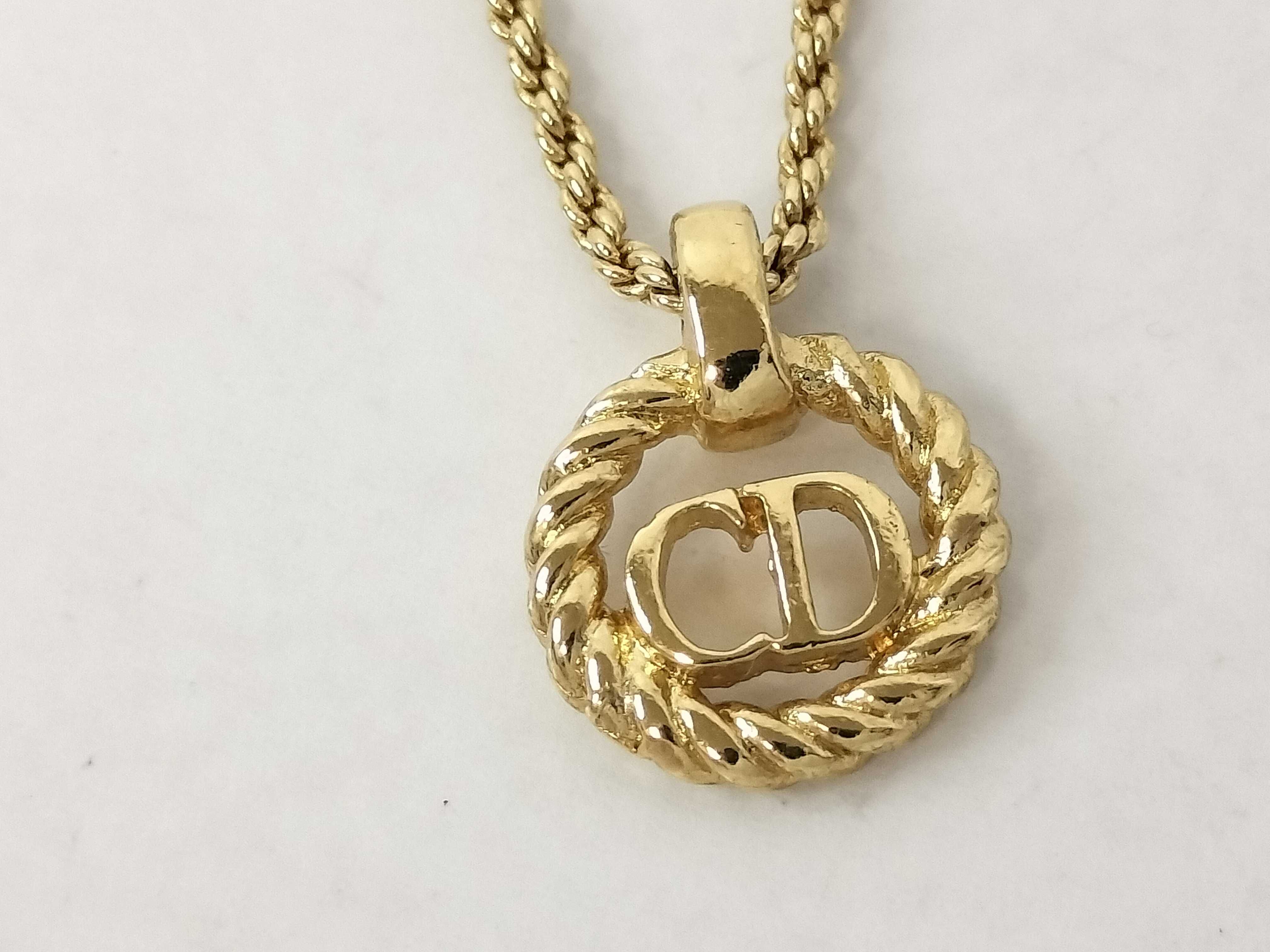 Gold Logo Necklace — view 2