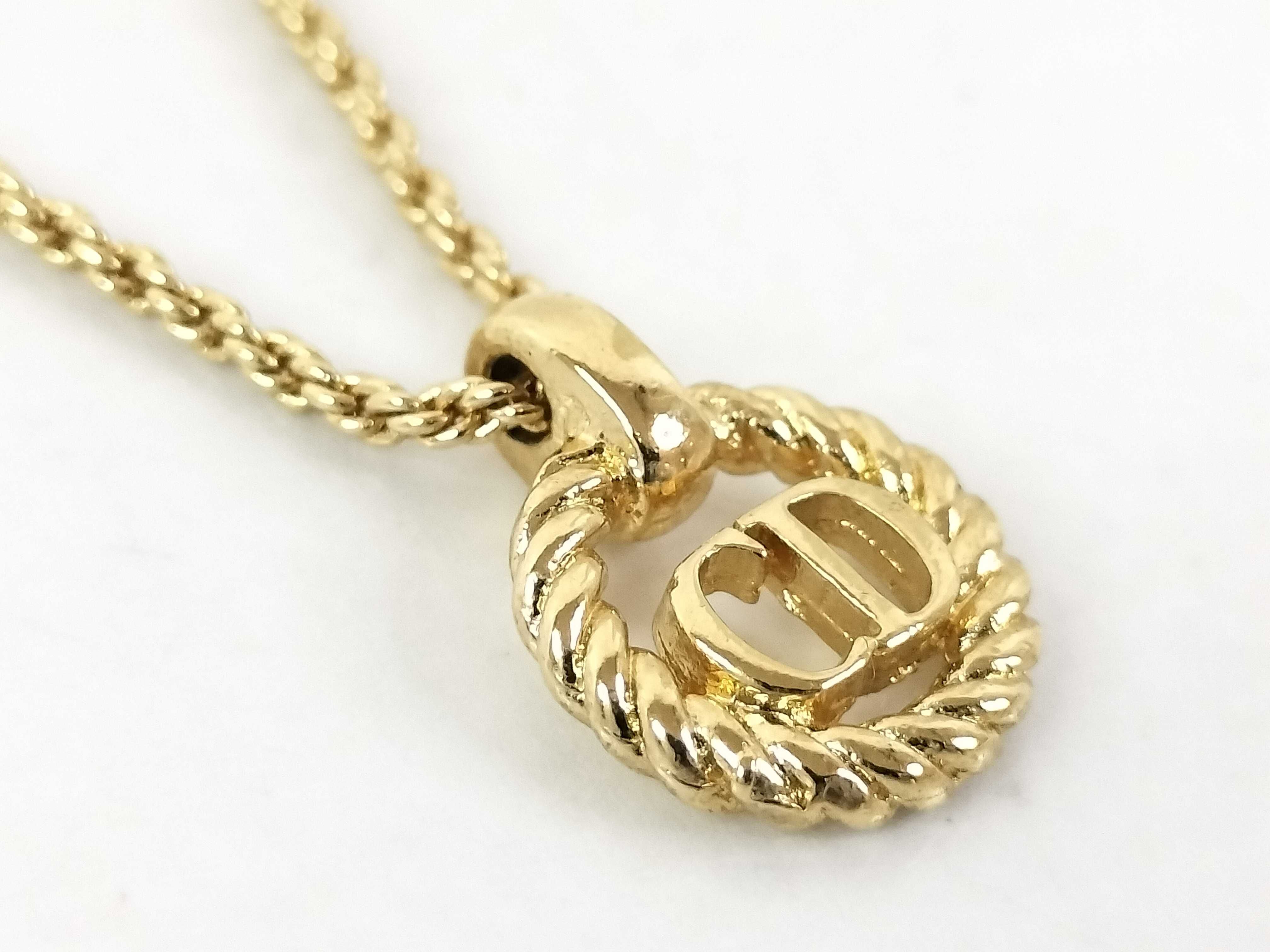 Gold Logo Necklace — view 3