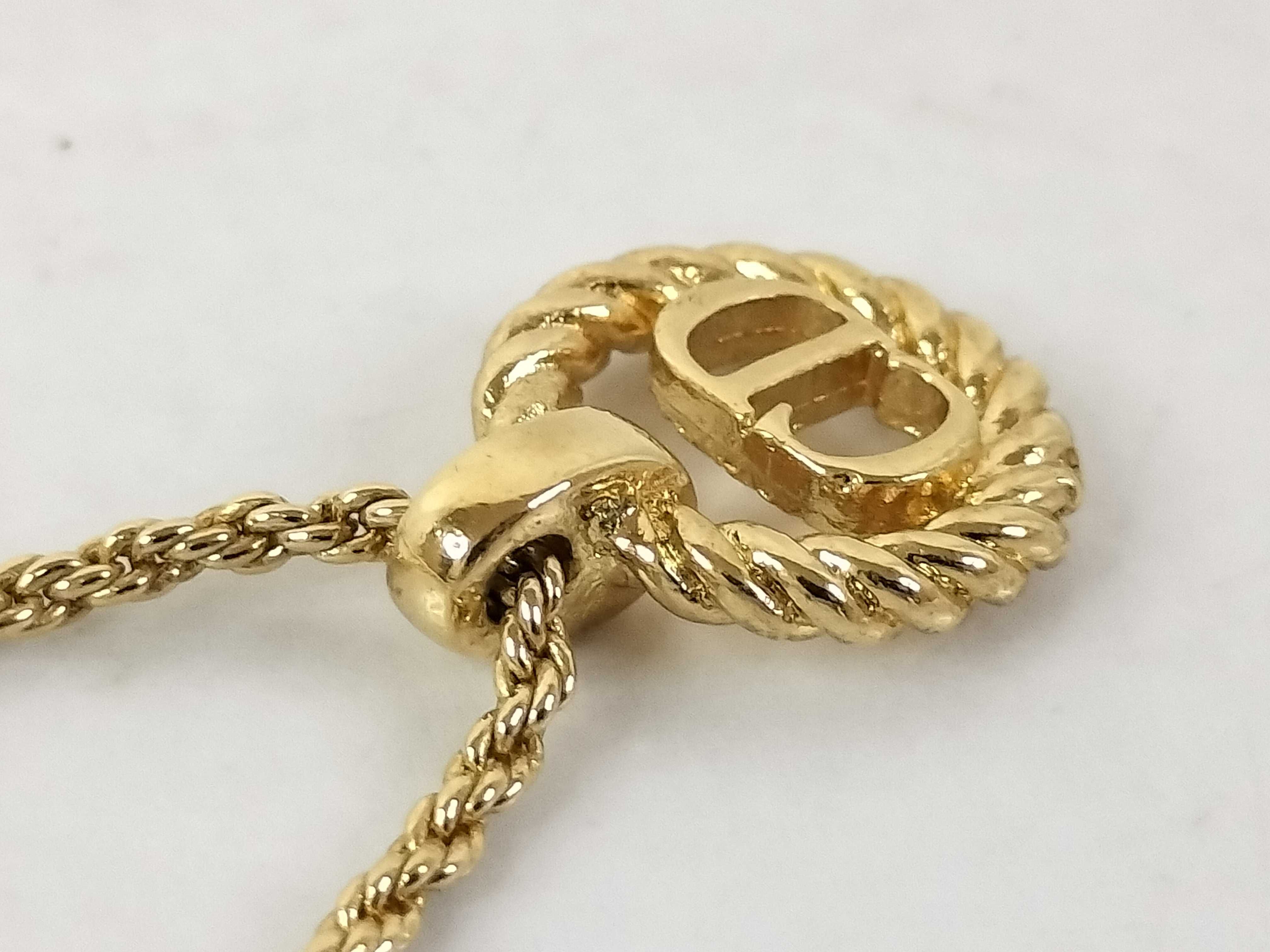 Gold Logo Necklace — view 4