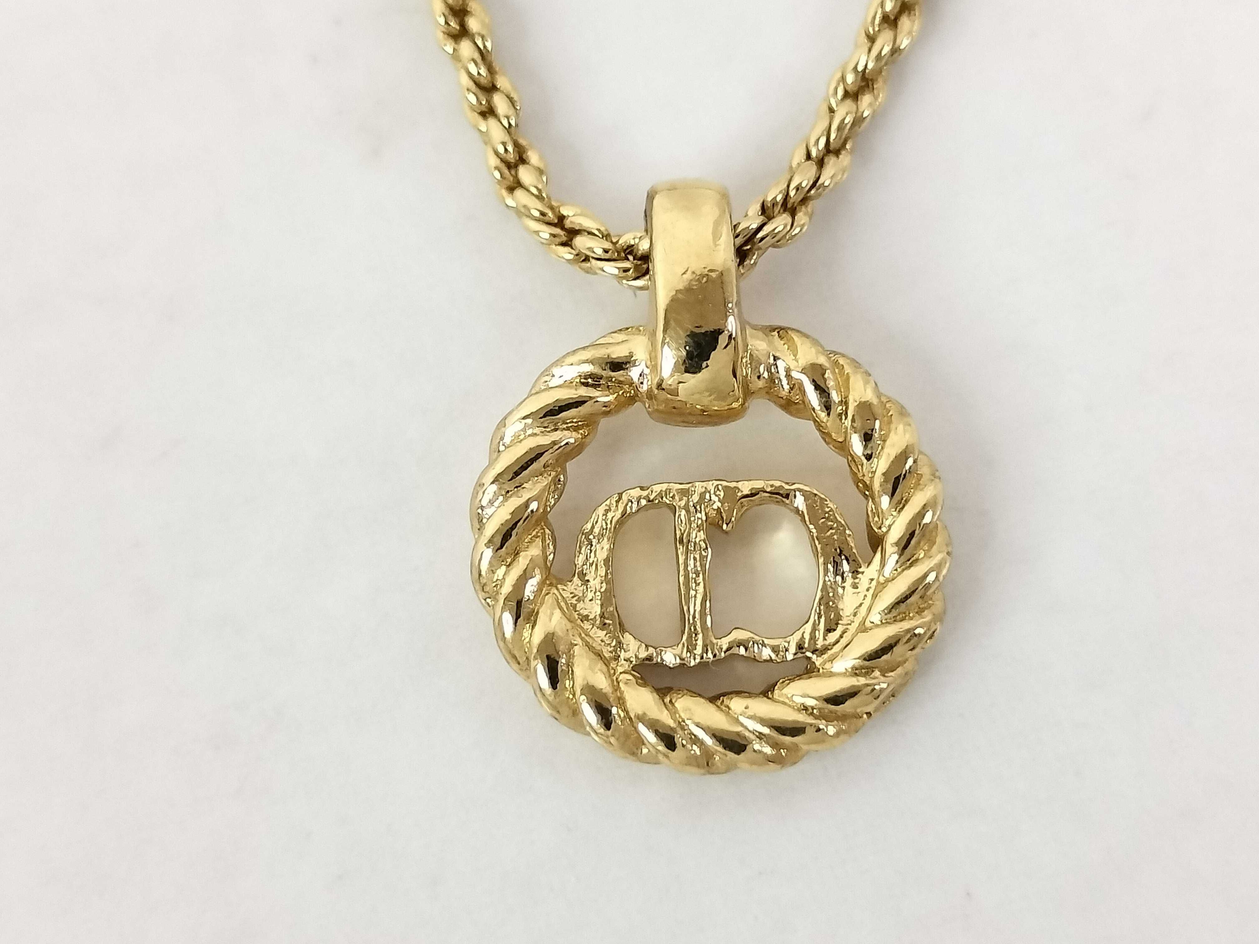 Gold Logo Necklace — view 5