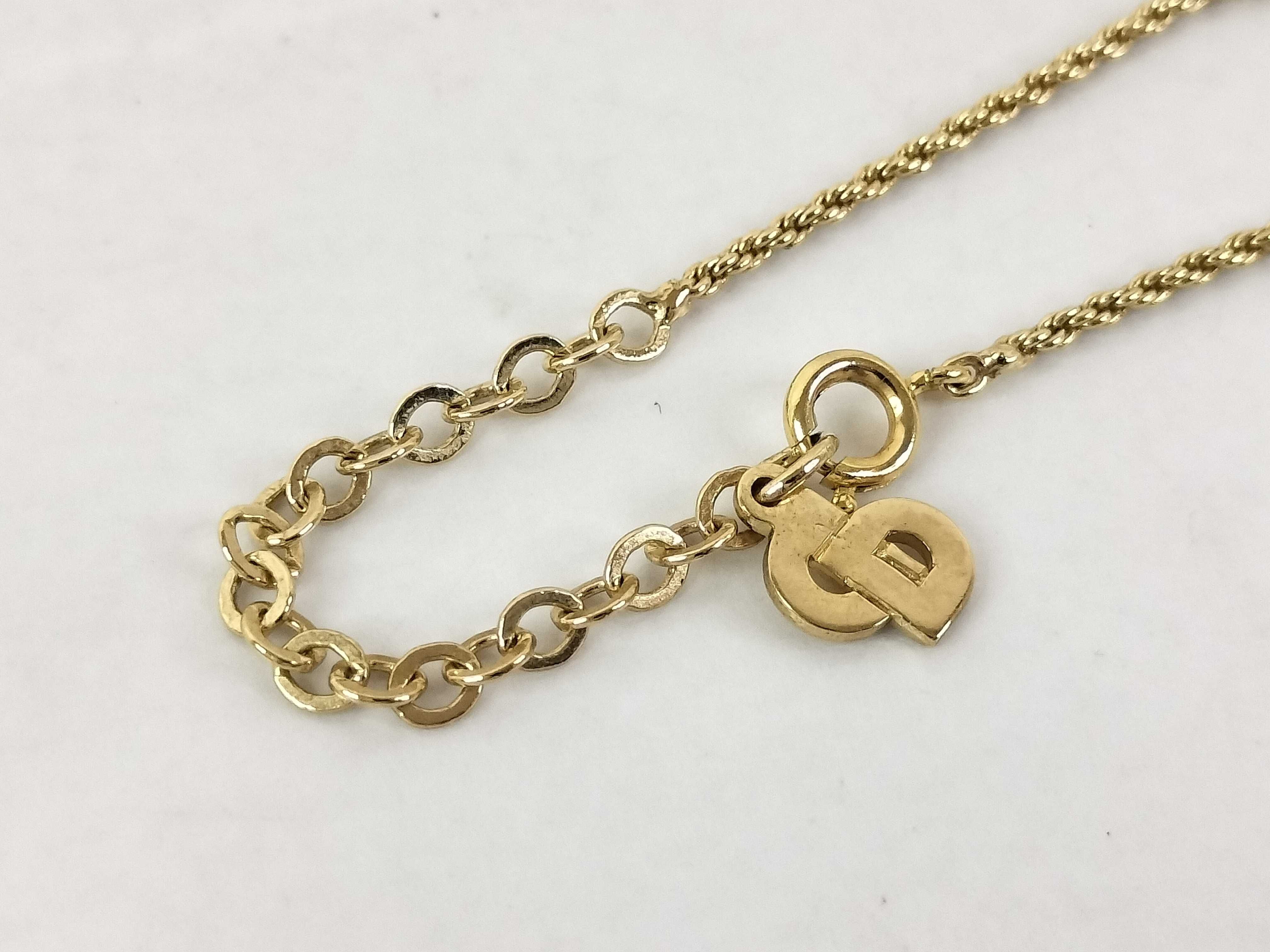 Gold Logo Necklace — view 9