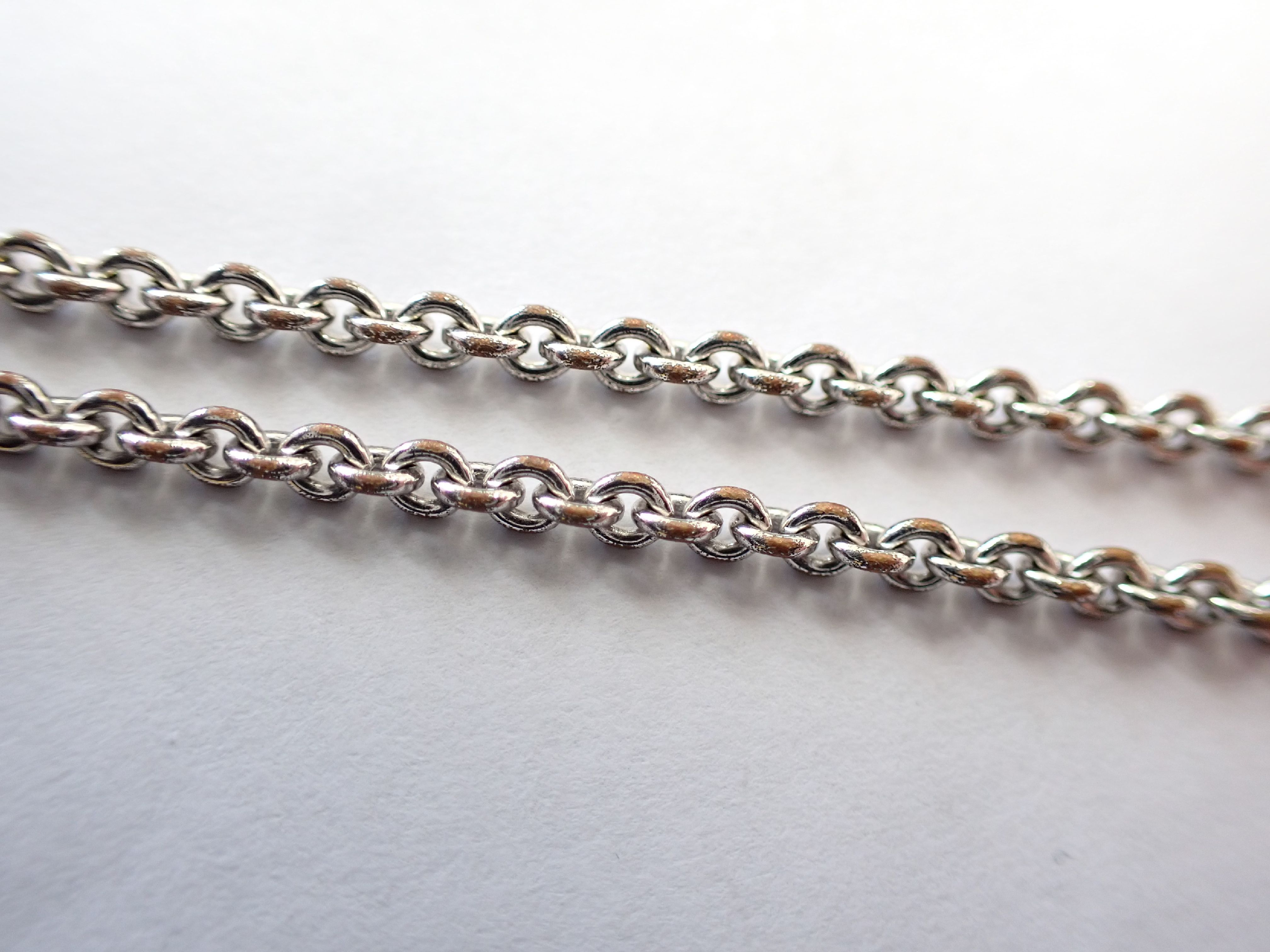 logo necklace, silver color, approximately 8.6g. — view 5