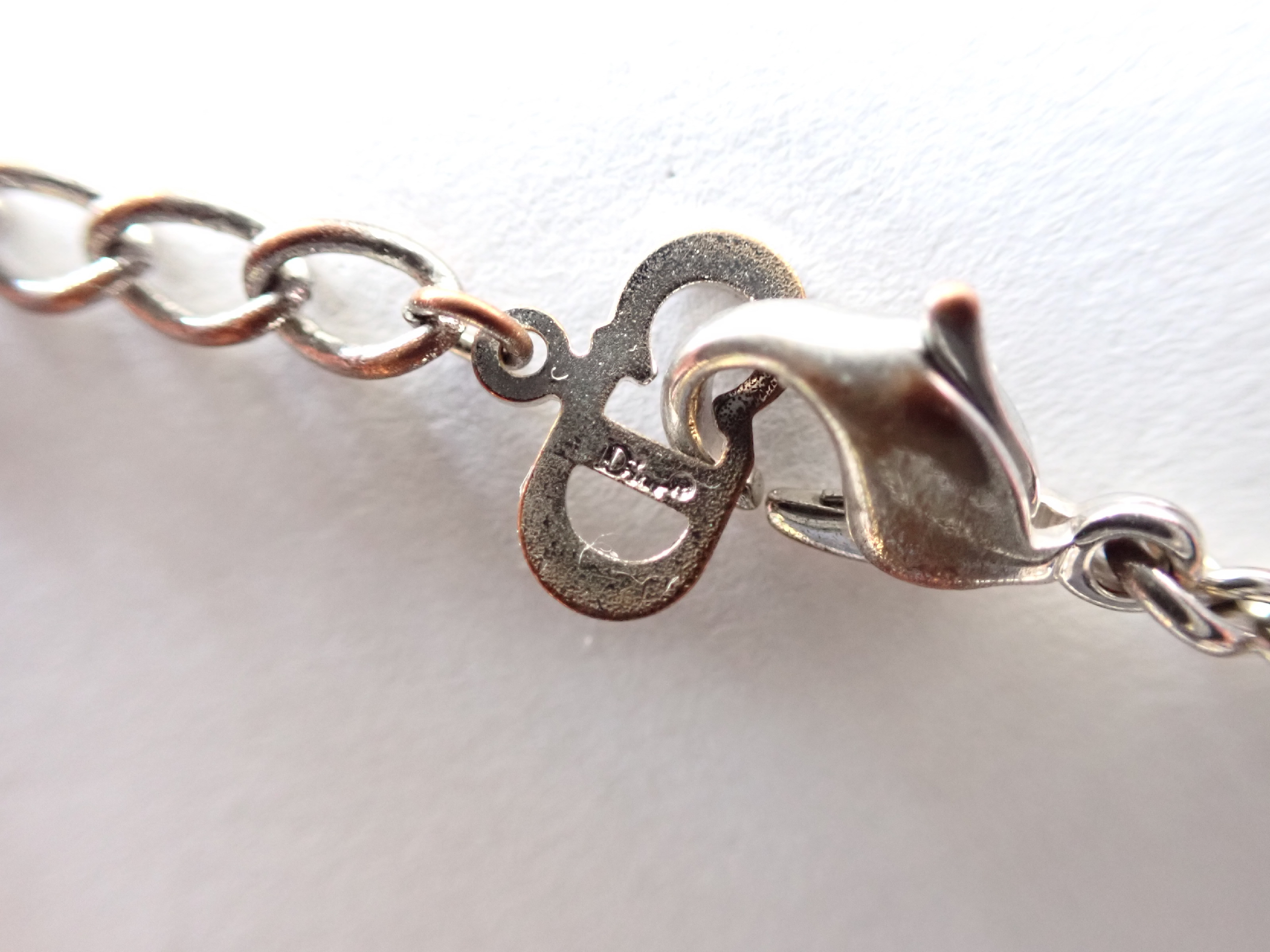 logo necklace, silver color, approximately 8.6g. — view 6