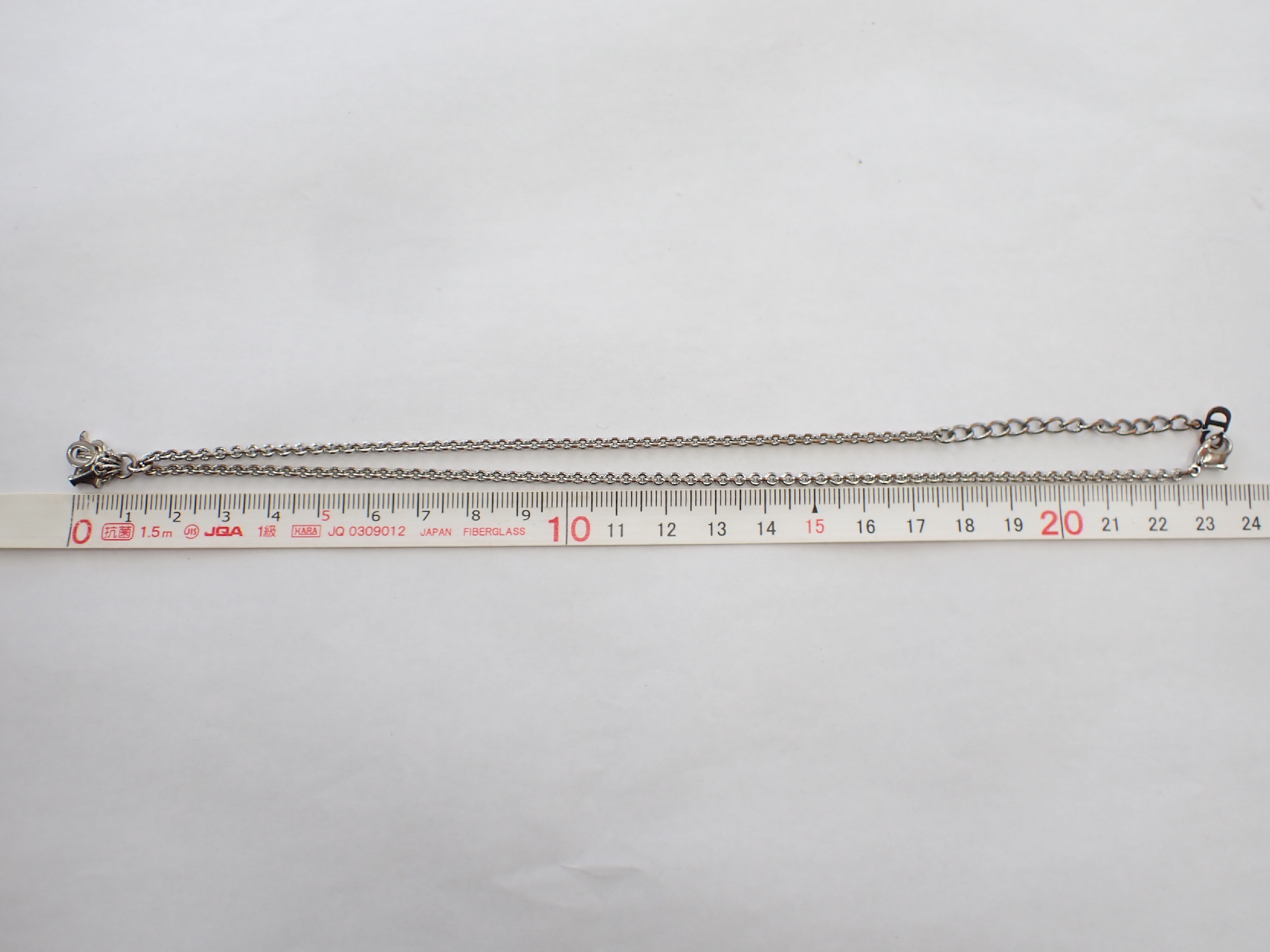 logo necklace, silver color, approximately 8.6g. — view 7