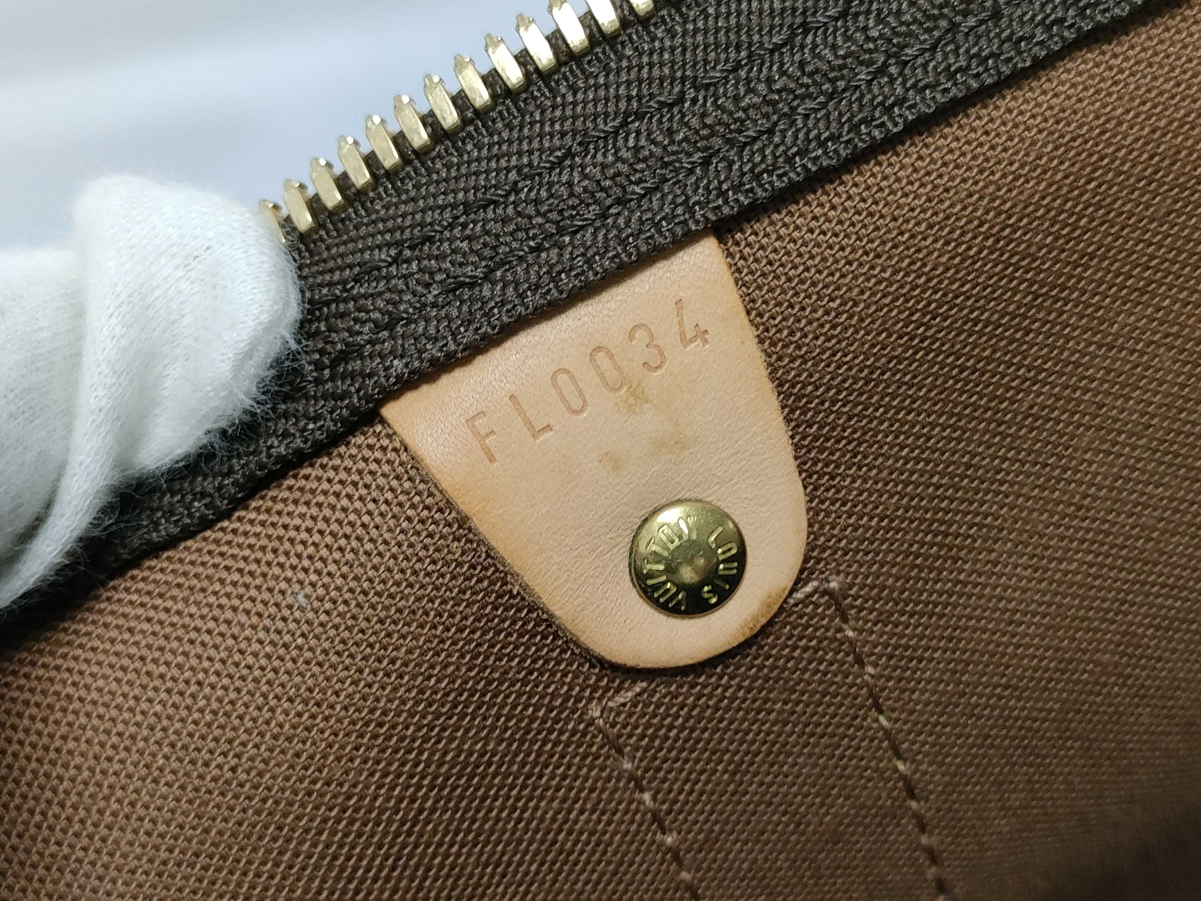 Monogram Keepall Bandoulière 55 M41414 FL0034 Brown Boston Bag — view 12