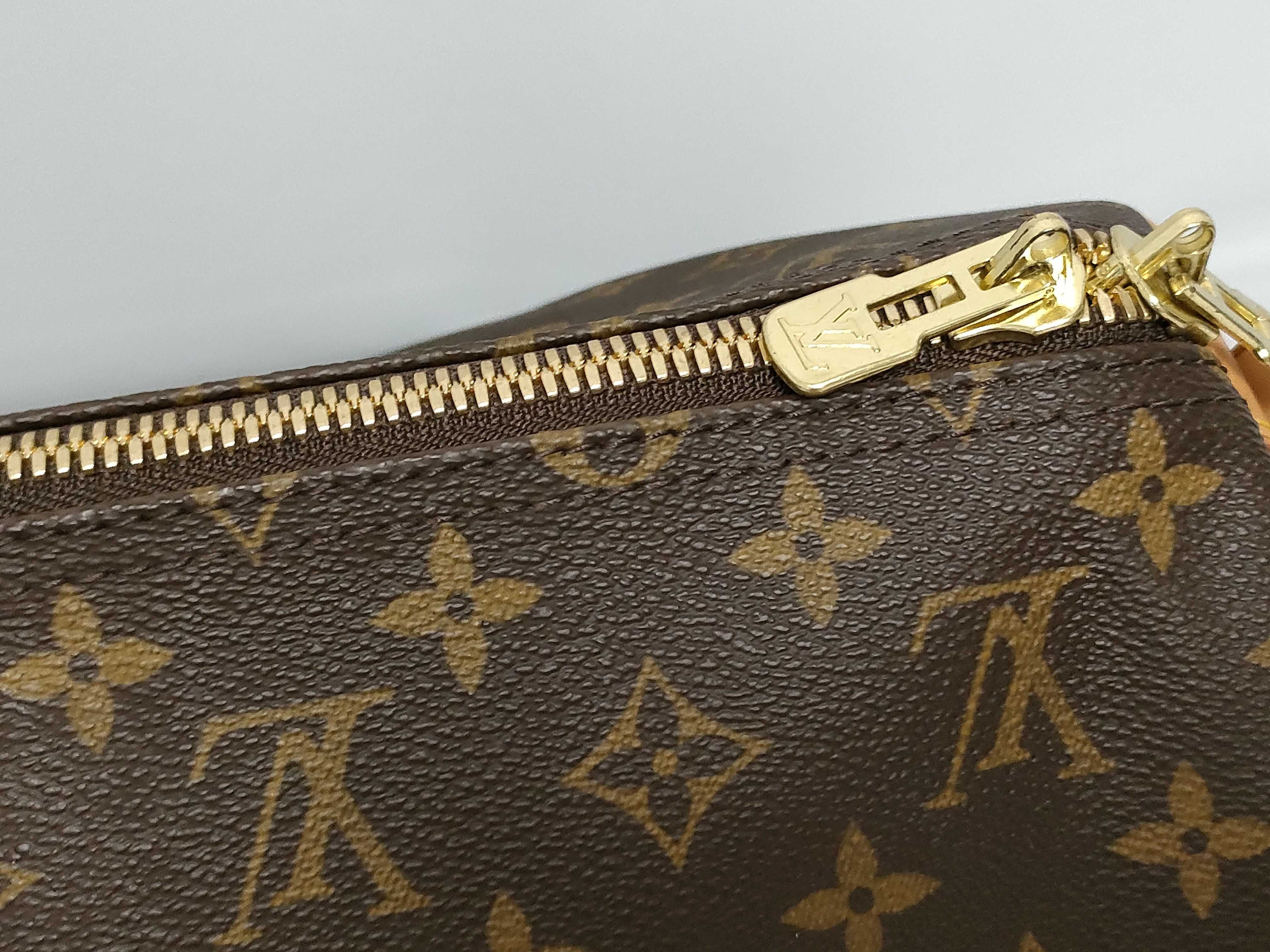 Monogram Keepall Bandoulière 55 M41414 FL0034 Brown Boston Bag — view 3