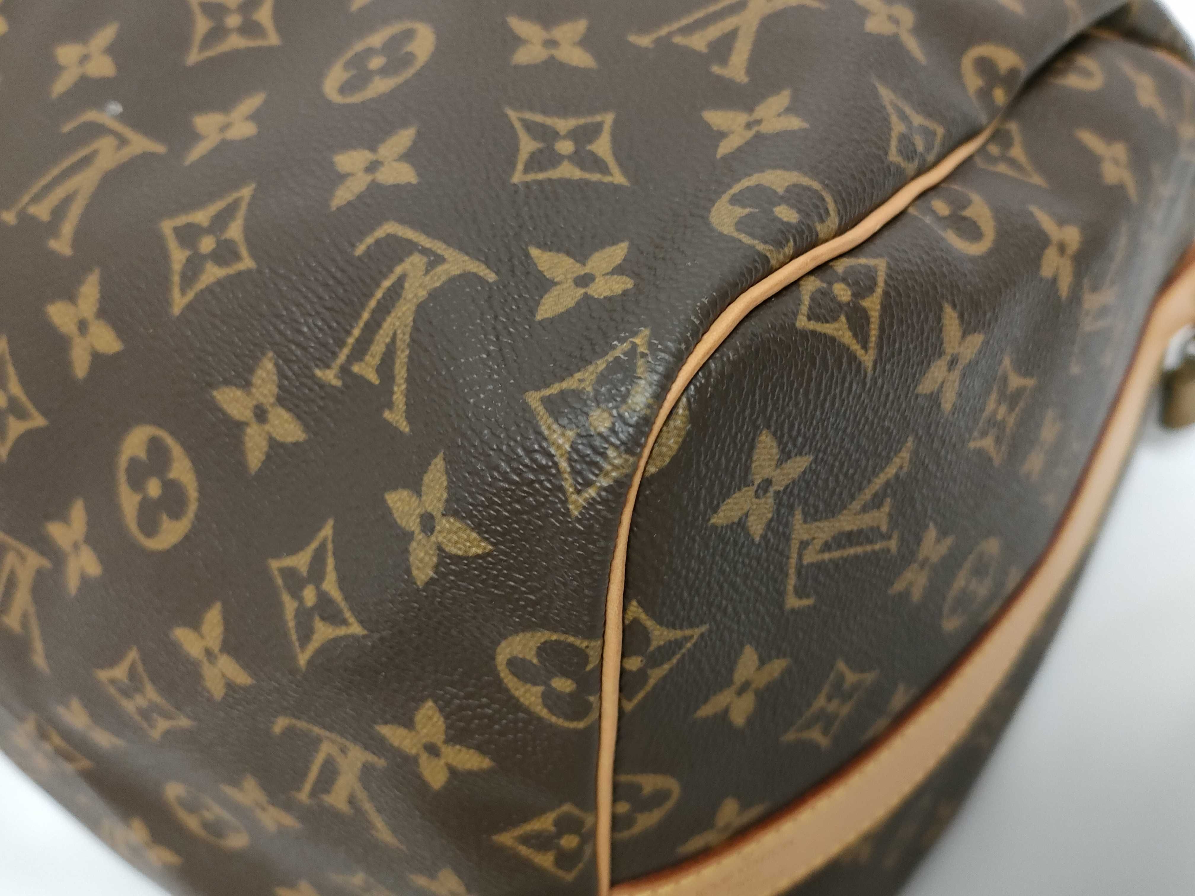 Monogram Keepall Bandoulière 55 M41414 FL0034 Brown Boston Bag — view 7