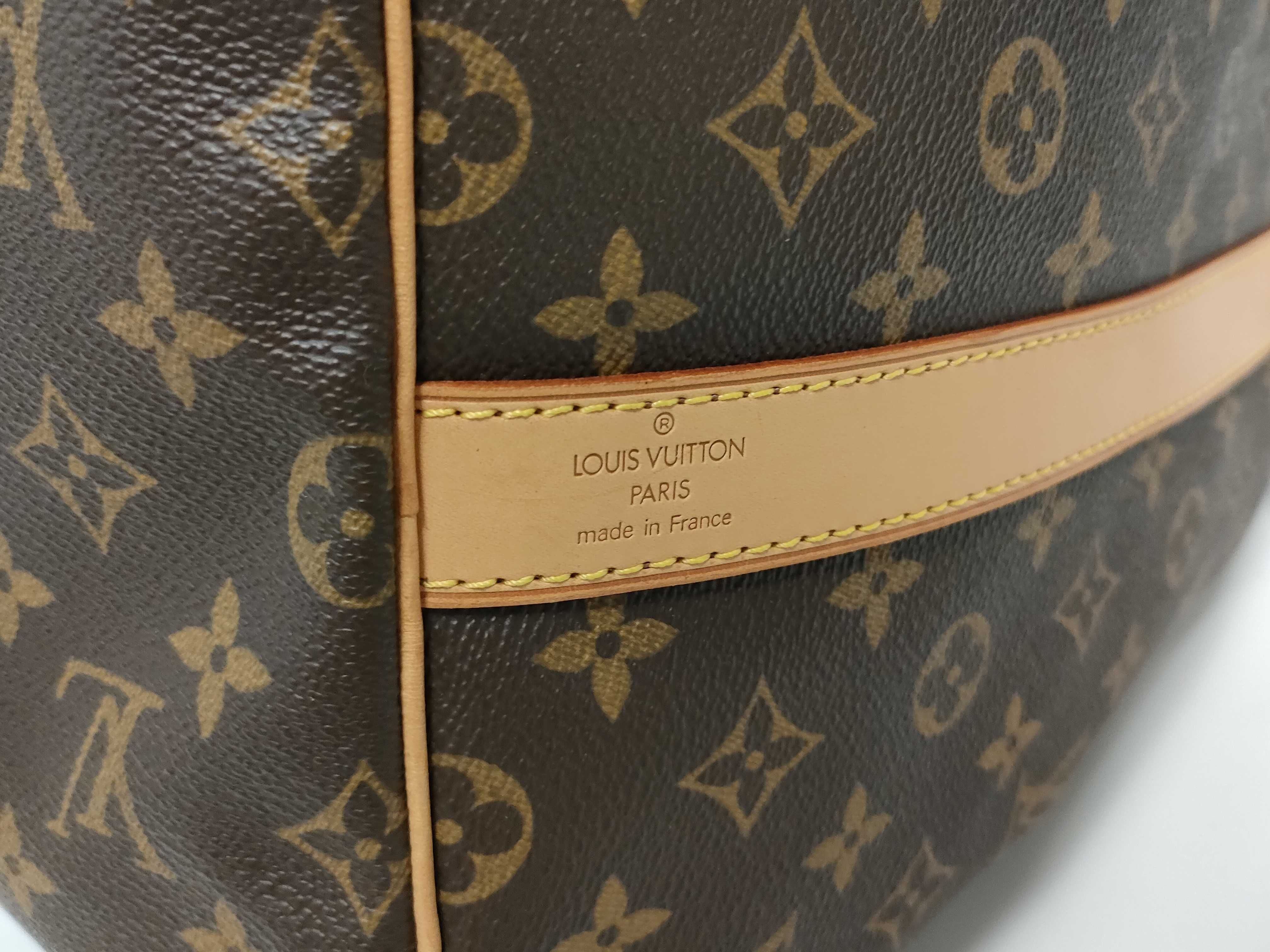 Monogram Keepall Bandoulière 55 M41414 FL0034 Brown Boston Bag — view 8