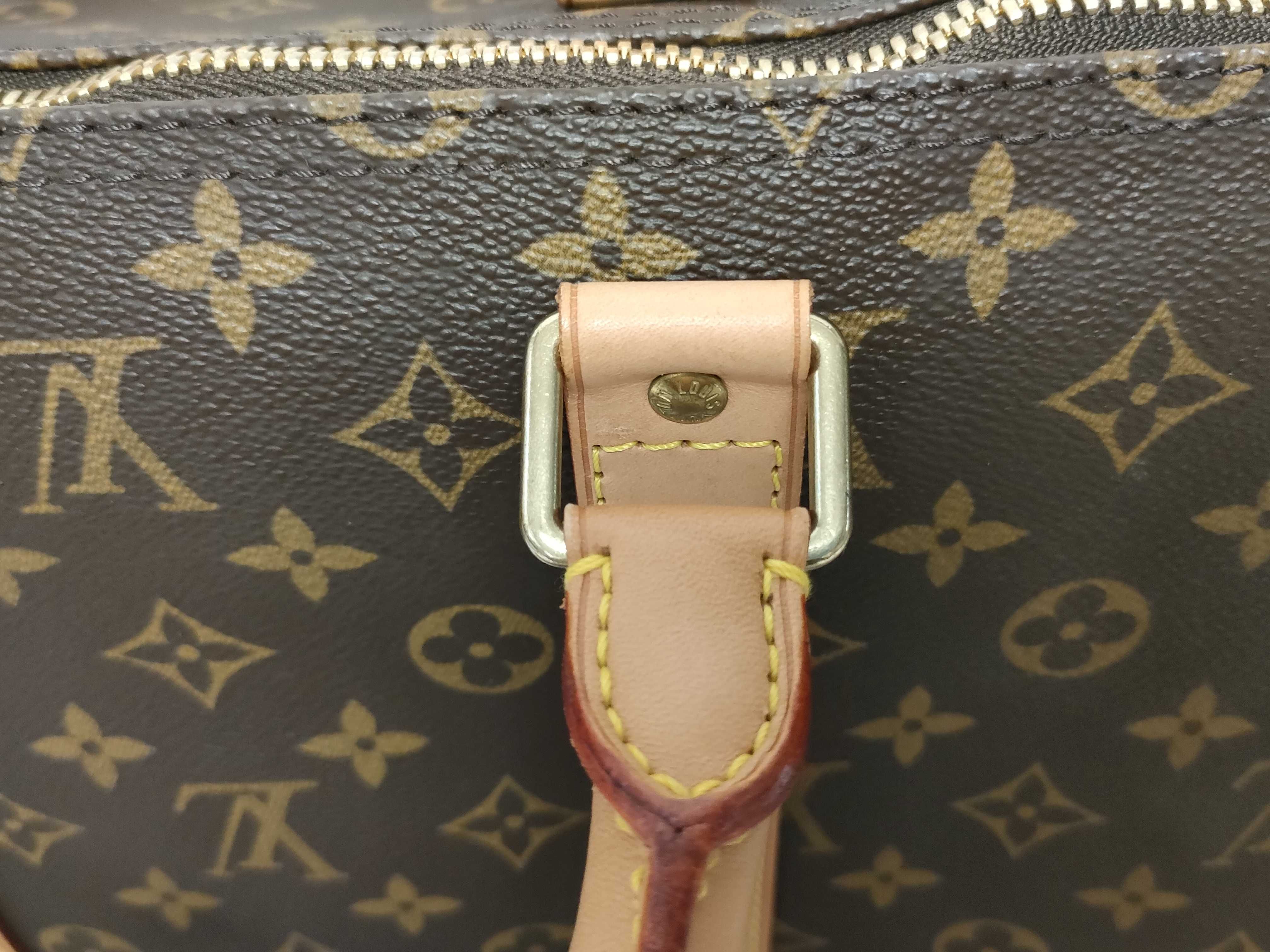 Monogram Keepall Bandoulière 55 M41414 FL0034 Brown Boston Bag — view 9