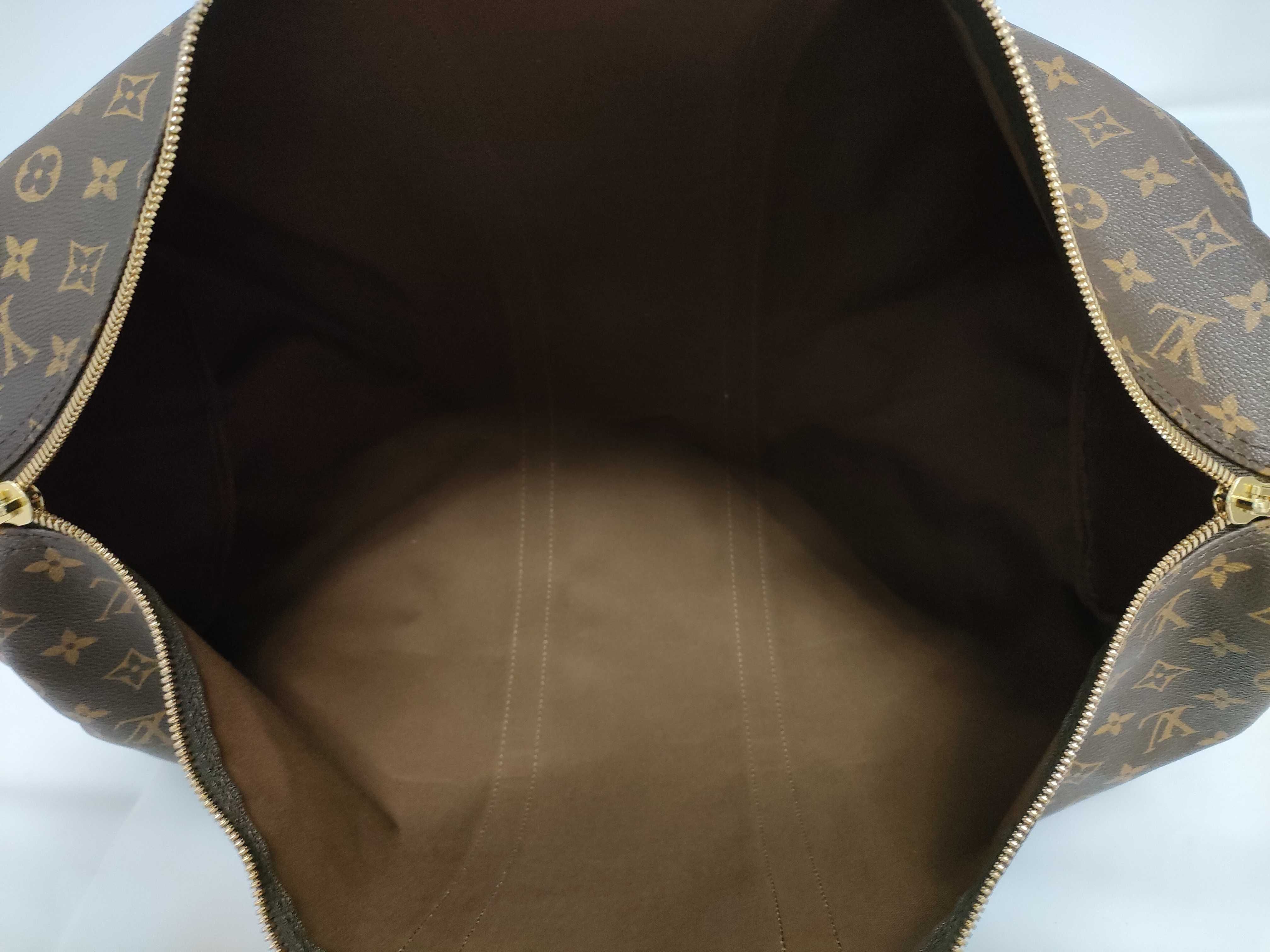 Monogram Keepall Bandoulière 55 M41414 FL0034 Brown Boston Bag — view 10
