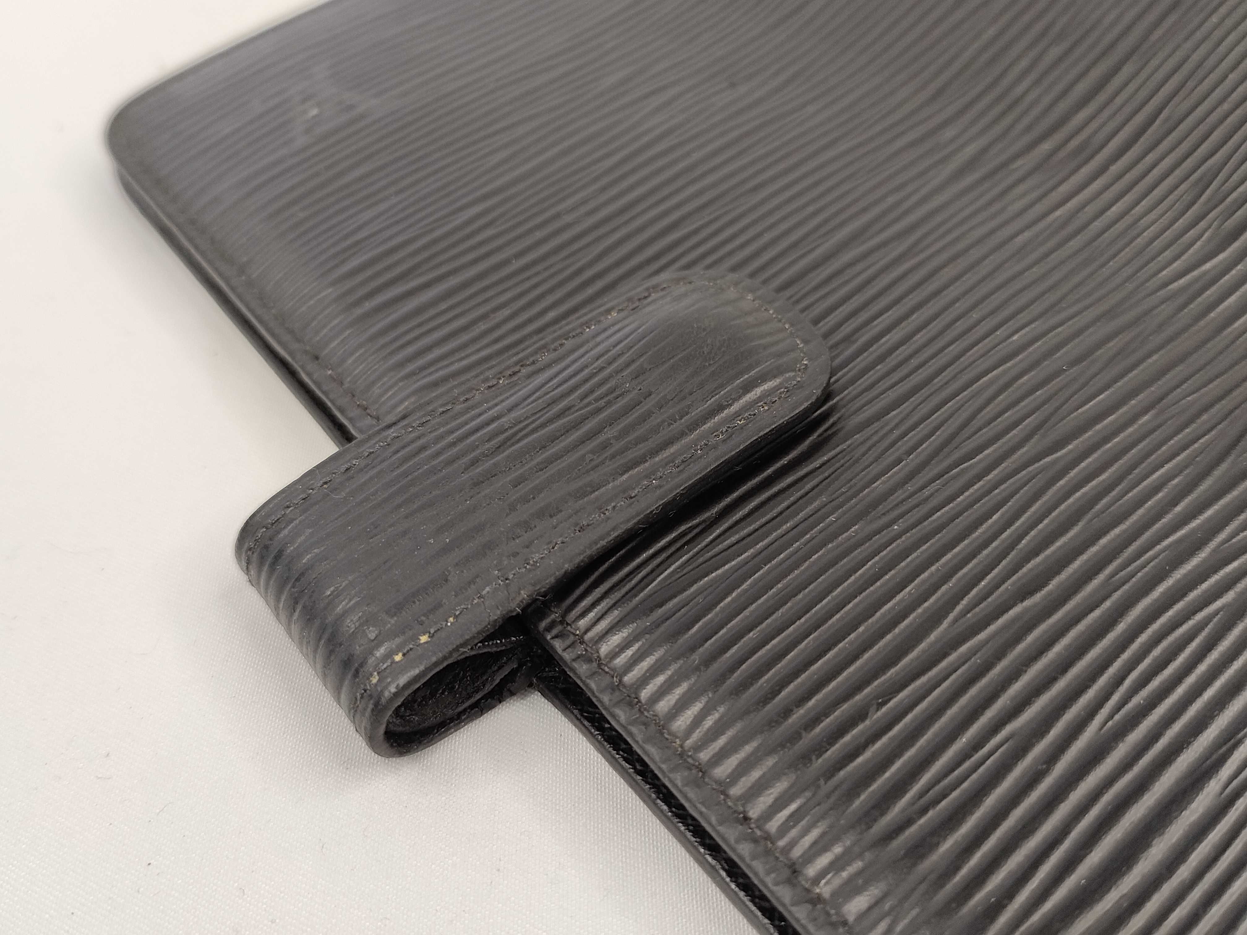 Epi Leather Agenda MM Black Notebook Cover — view 13