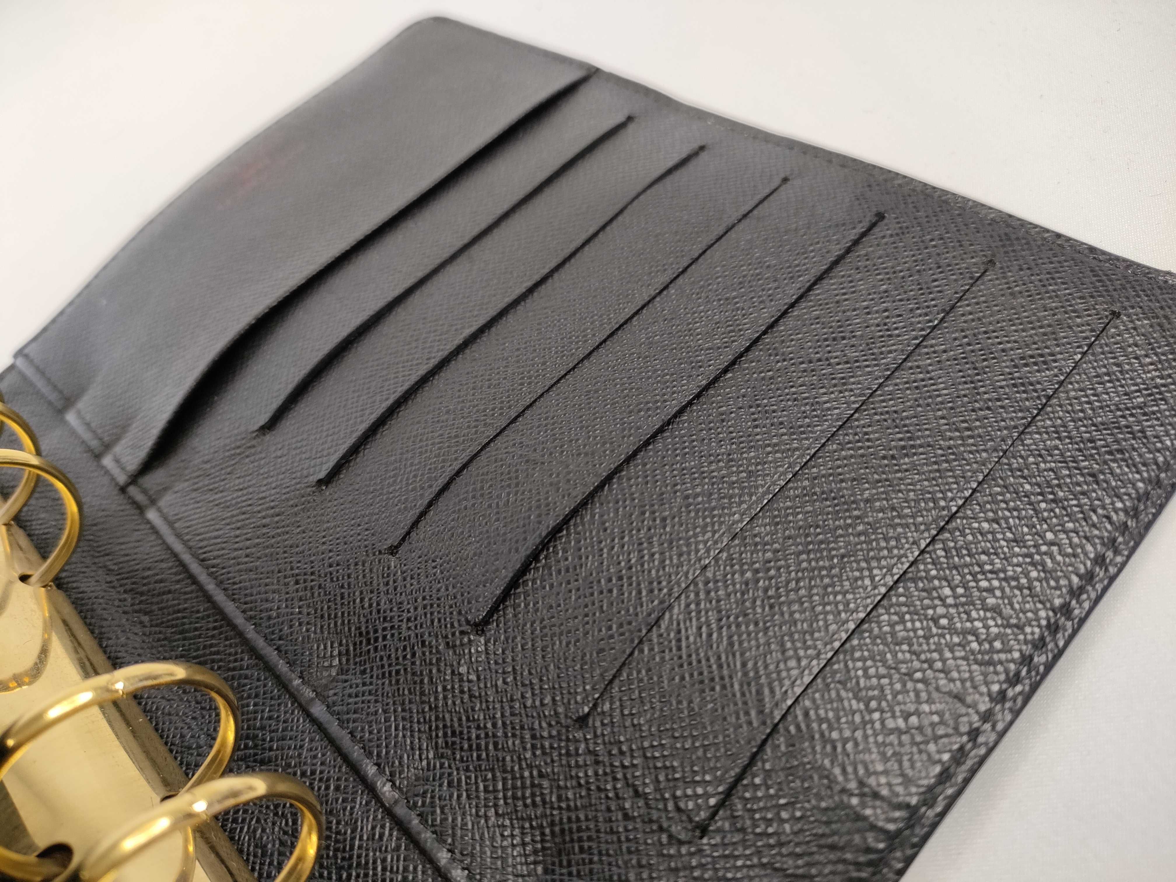 Epi Leather Agenda MM Black Notebook Cover — view 10