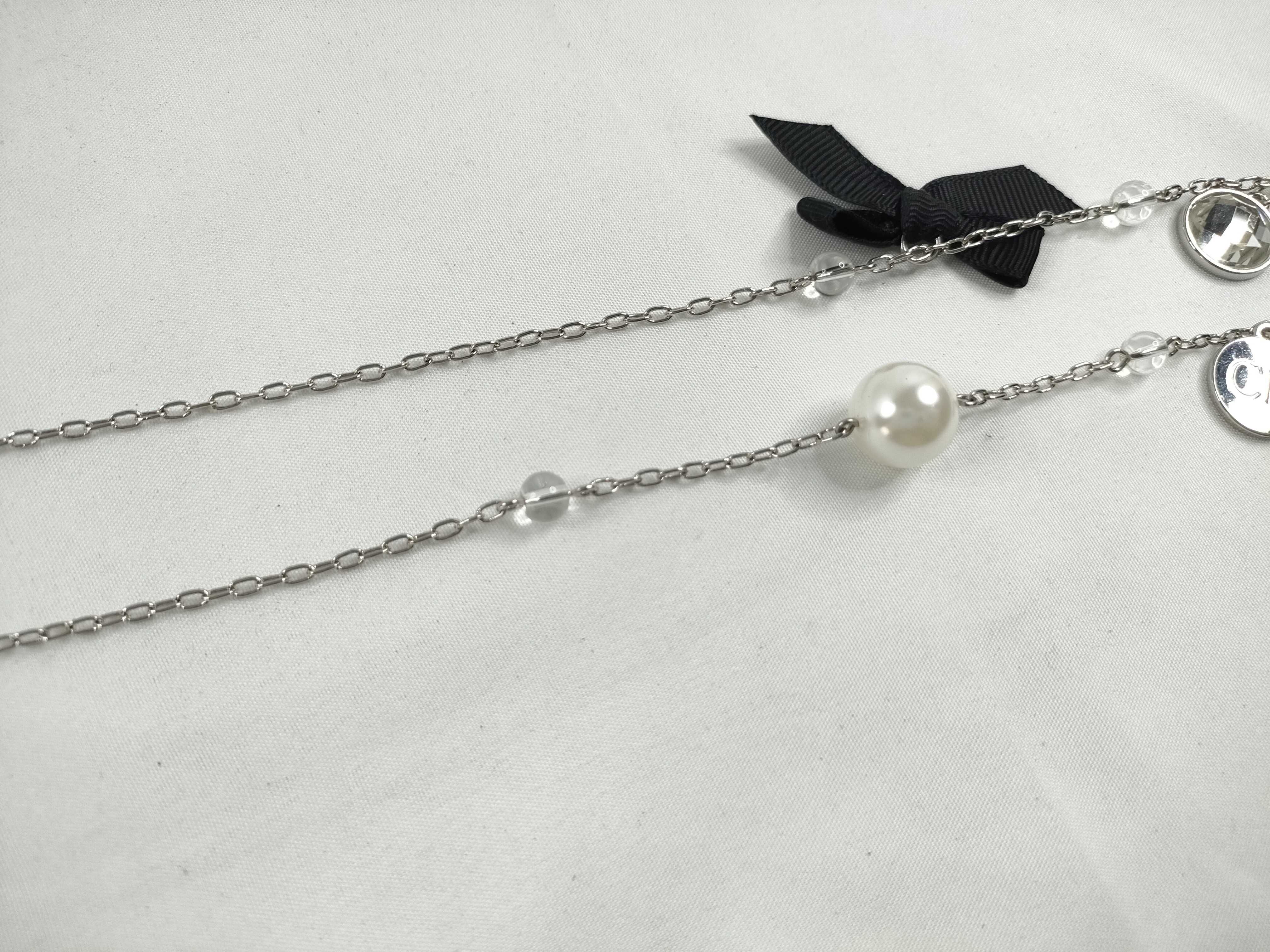 Christian necklace charm ribbon silver necklace — view 5