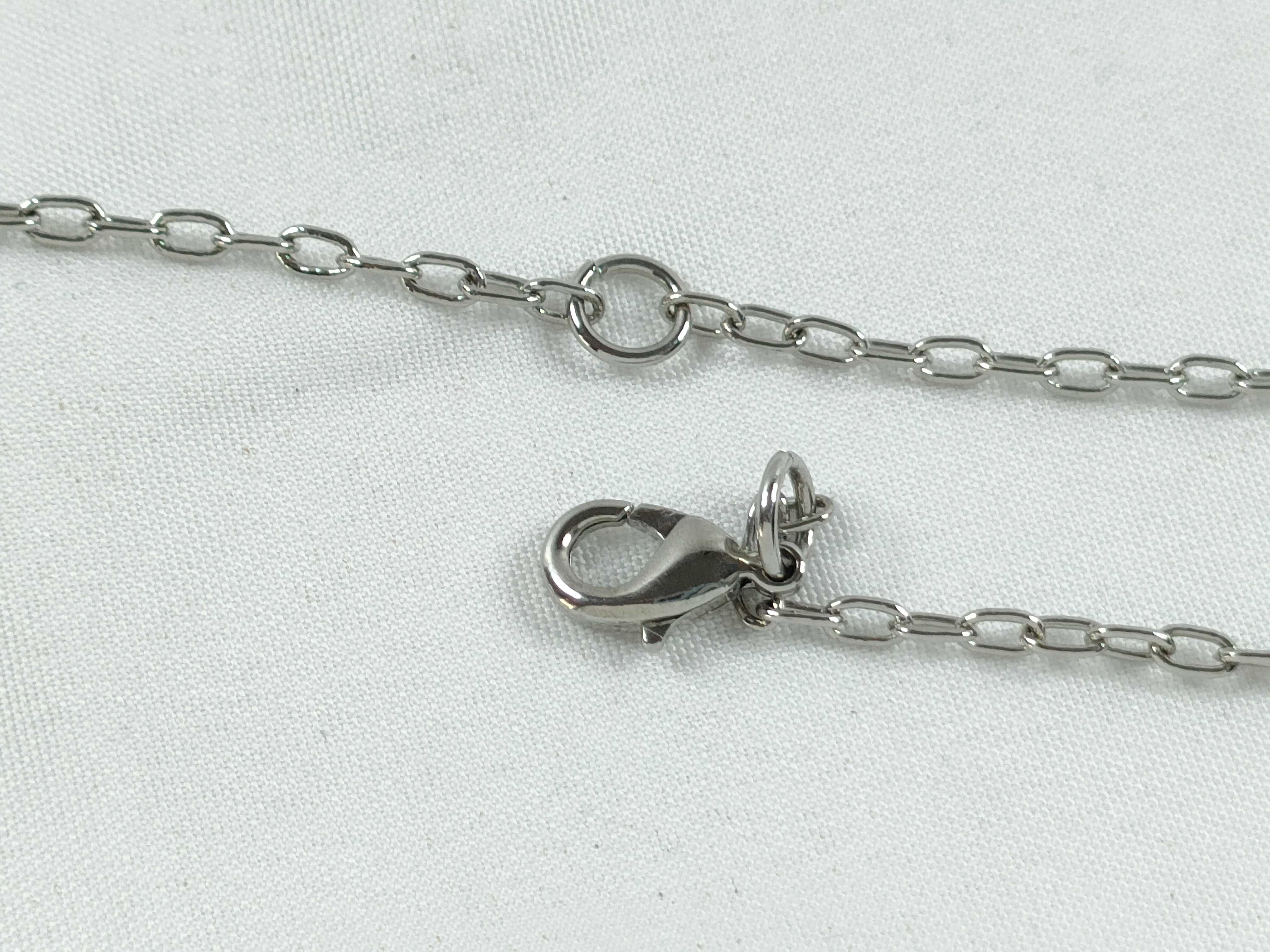 Christian necklace charm ribbon silver necklace — view 8