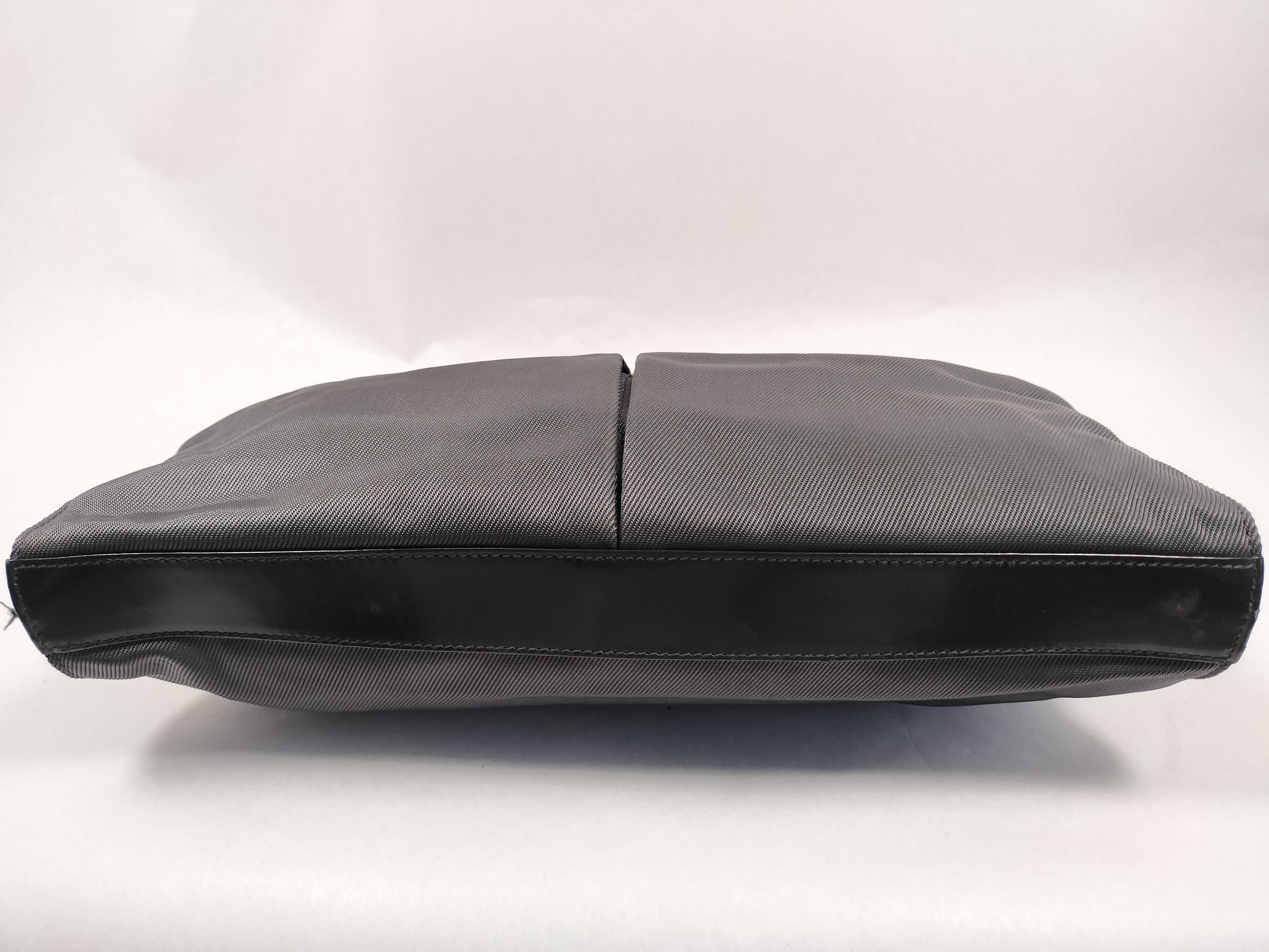 Bamboo / Bamboo 2-way Handbag / 001.2855 / Nylon x Enamel / Black x Green / Silver Hardware Handbag — view 7