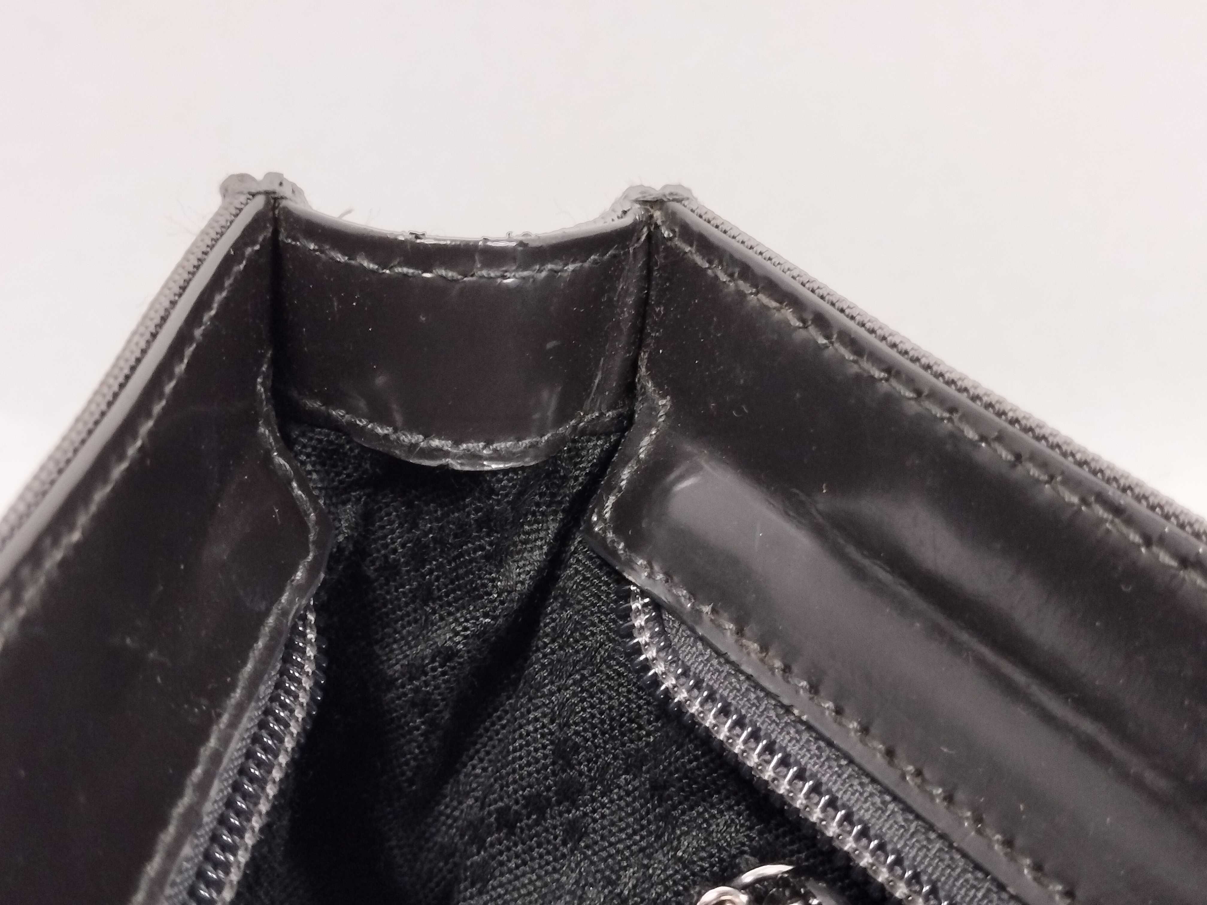 Bamboo / Bamboo 2-way Handbag / 001.2855 / Nylon x Enamel / Black x Green / Silver Hardware Handbag — view 10