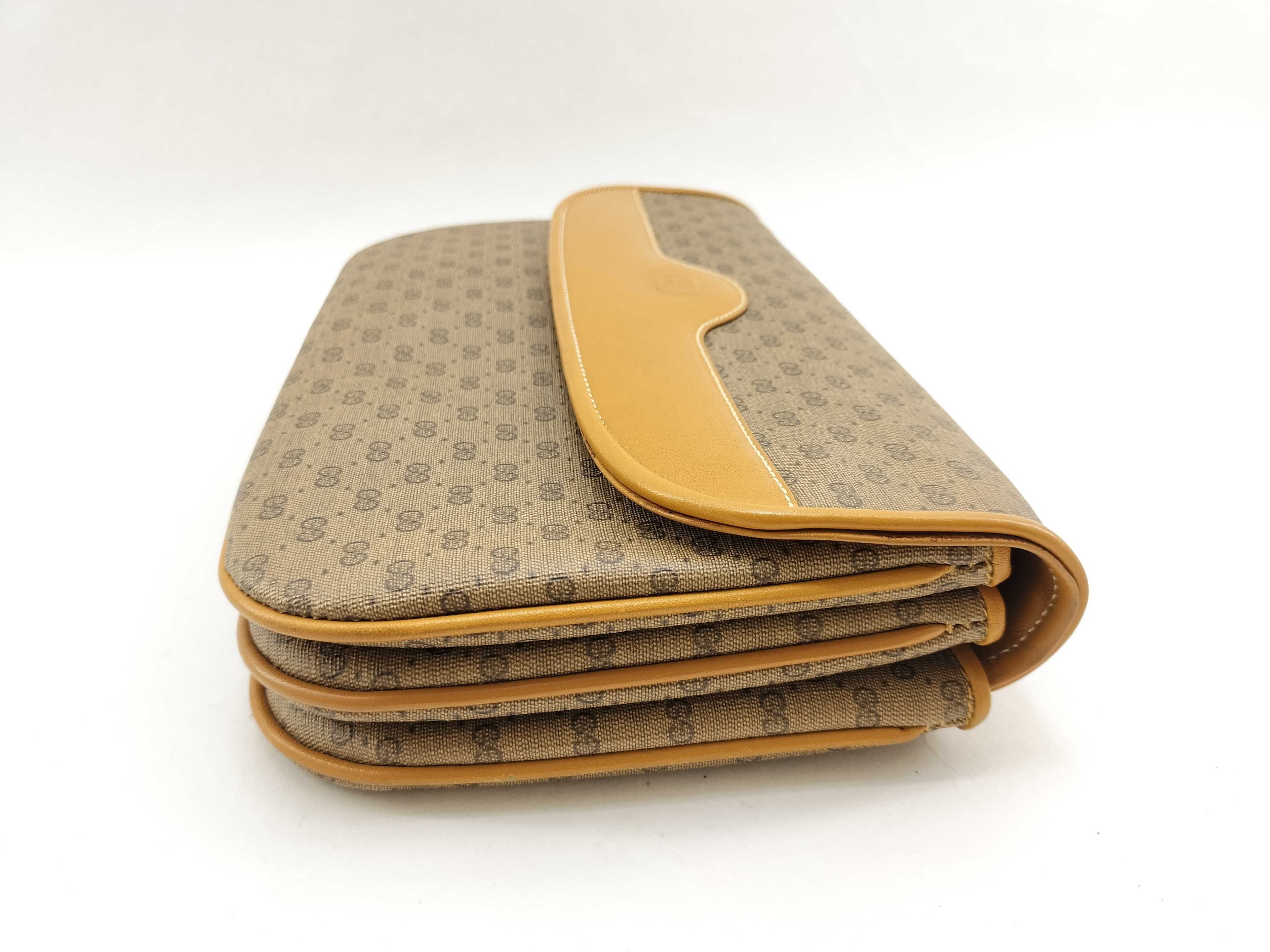 Micro GG Shoulder Bag, Brown Clutch Bag — view 7