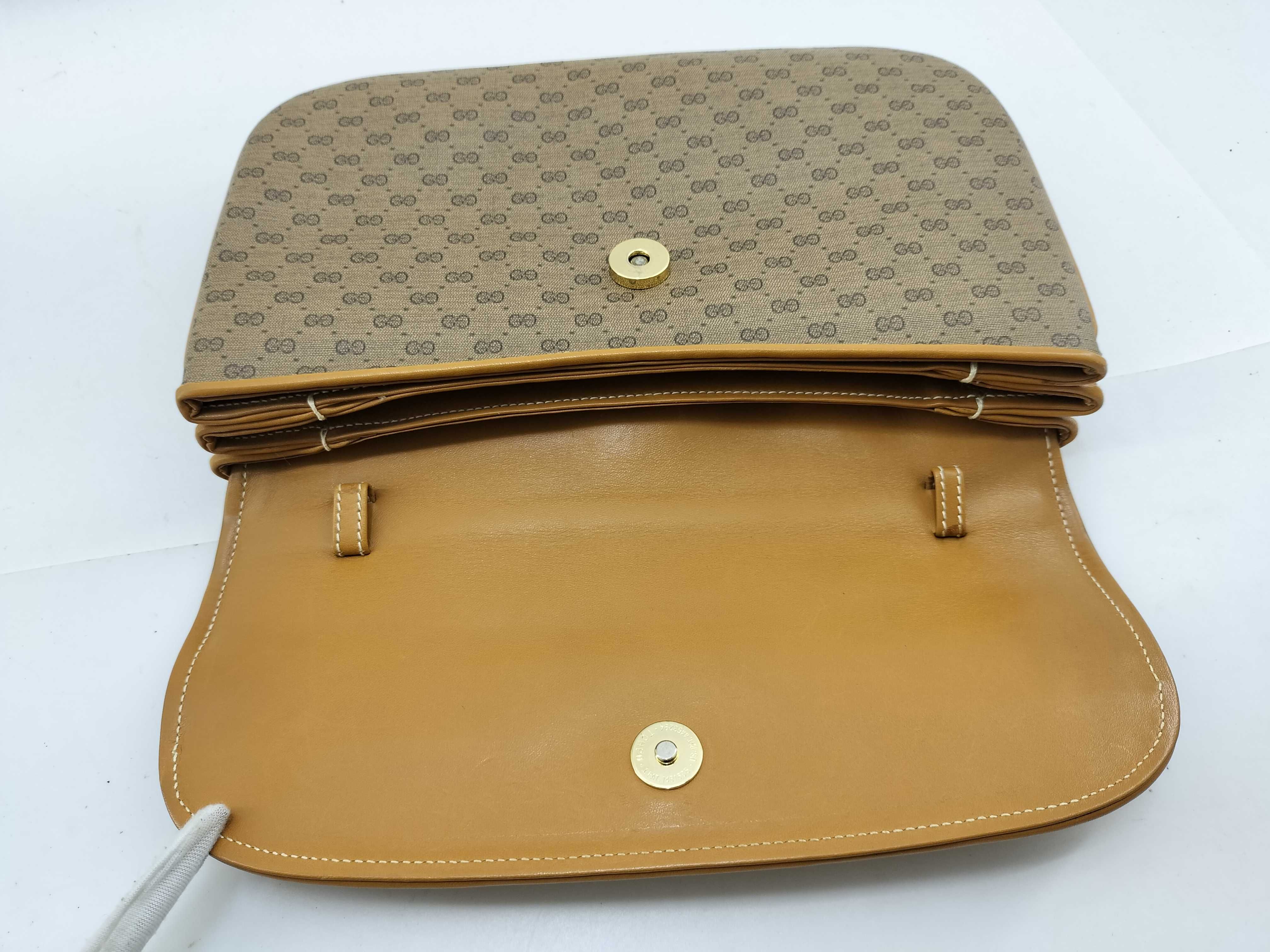 Micro GG Shoulder Bag, Brown Clutch Bag — view 9