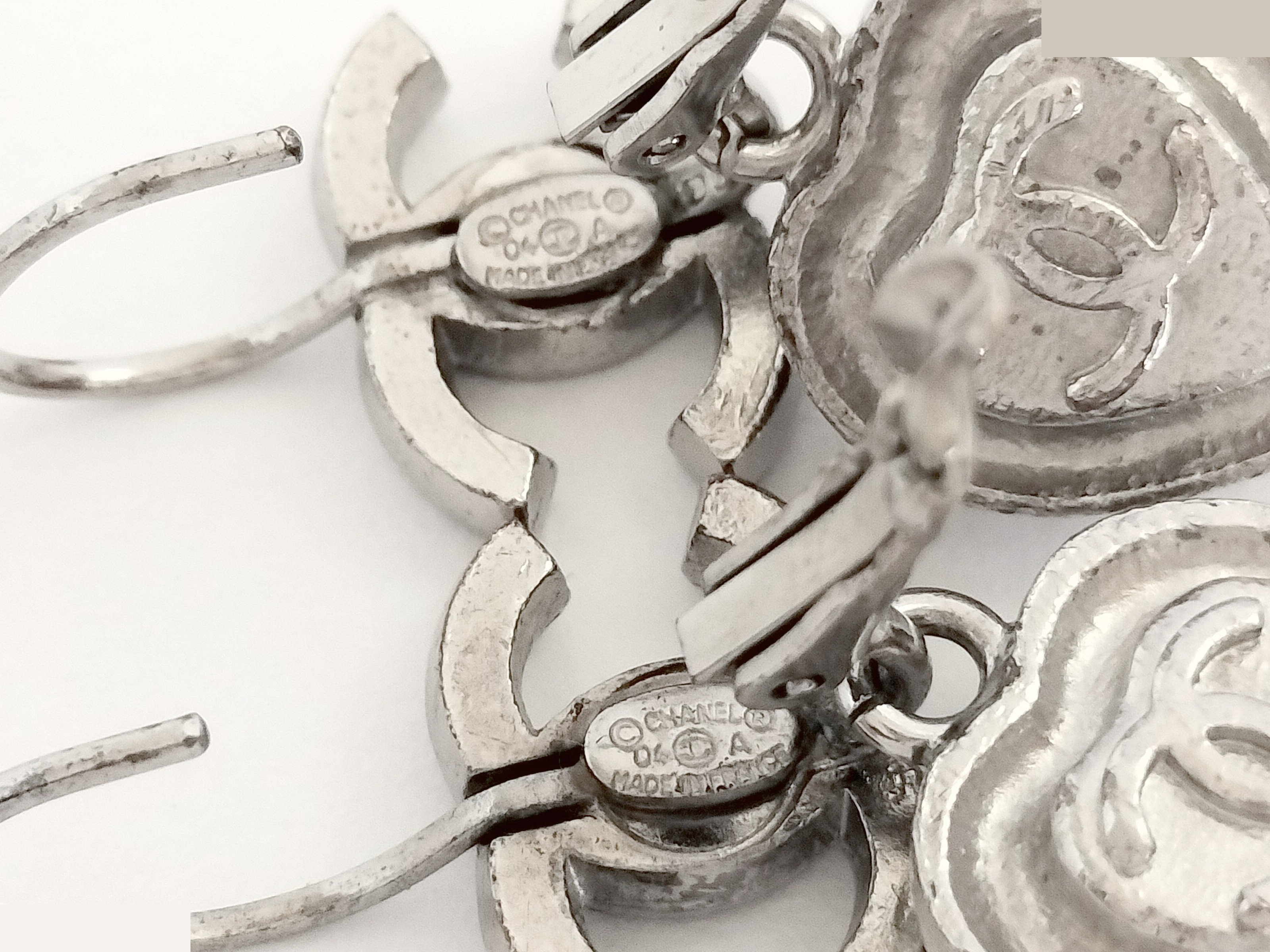 Coco Heart Silver Earrings — view 3