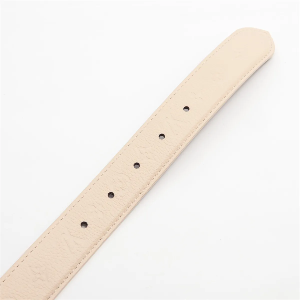 M8687W Belt LV Flowergram 30MM Reversible BC4265 Belt PVC x Leather Brown x Cream — view 3