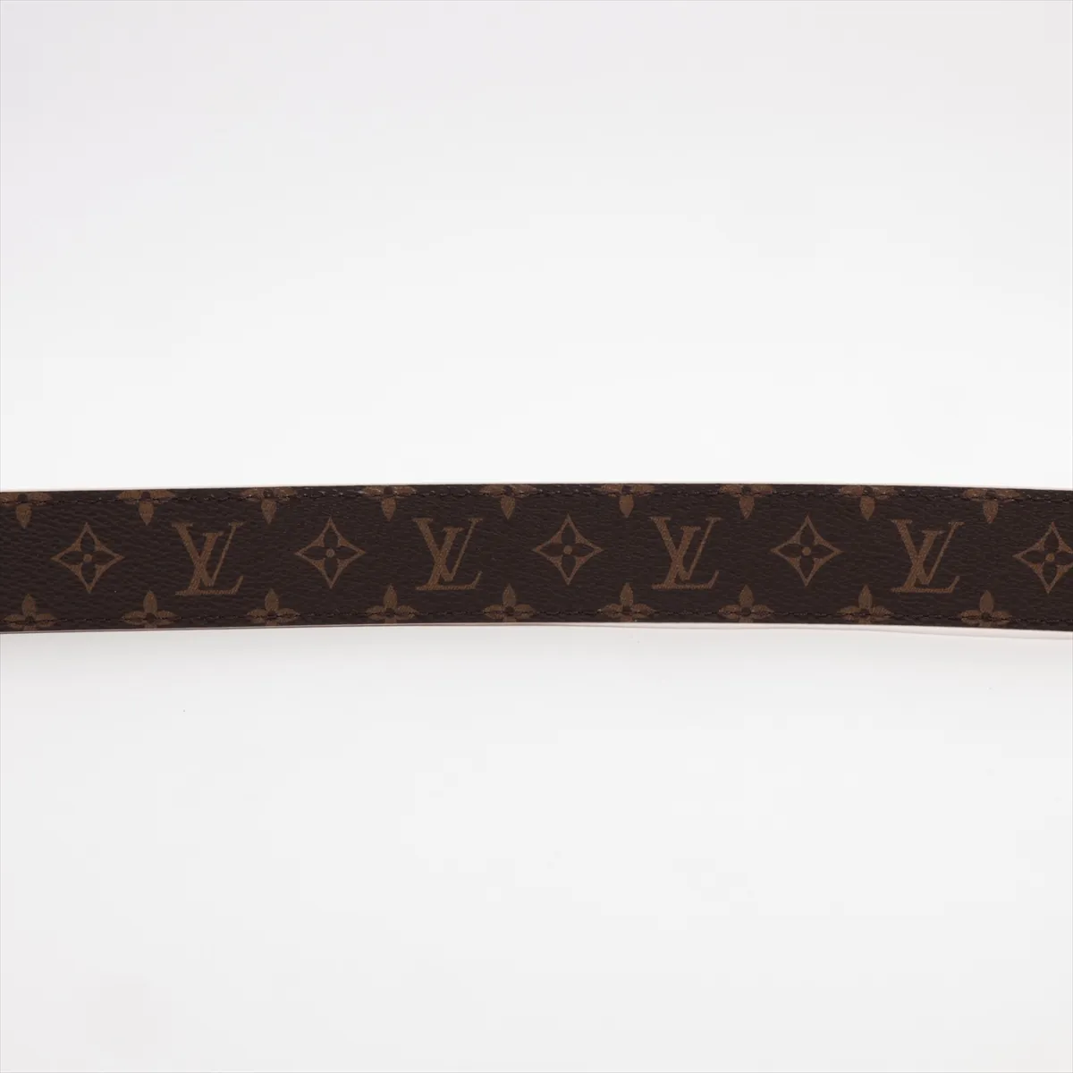 M8687W Belt LV Flowergram 30MM Reversible BC4265 Belt PVC x Leather Brown x Cream — view 4